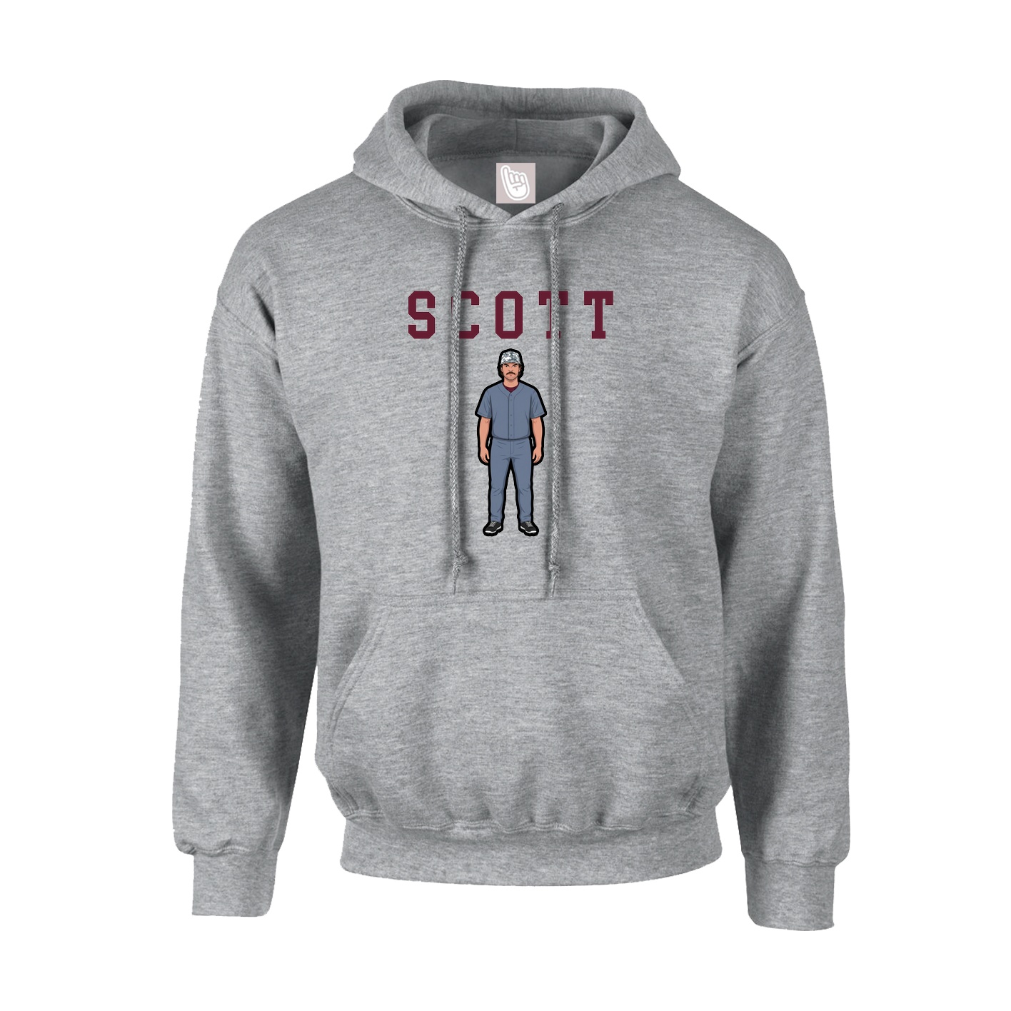 Hoodie — Shirsey in Grey