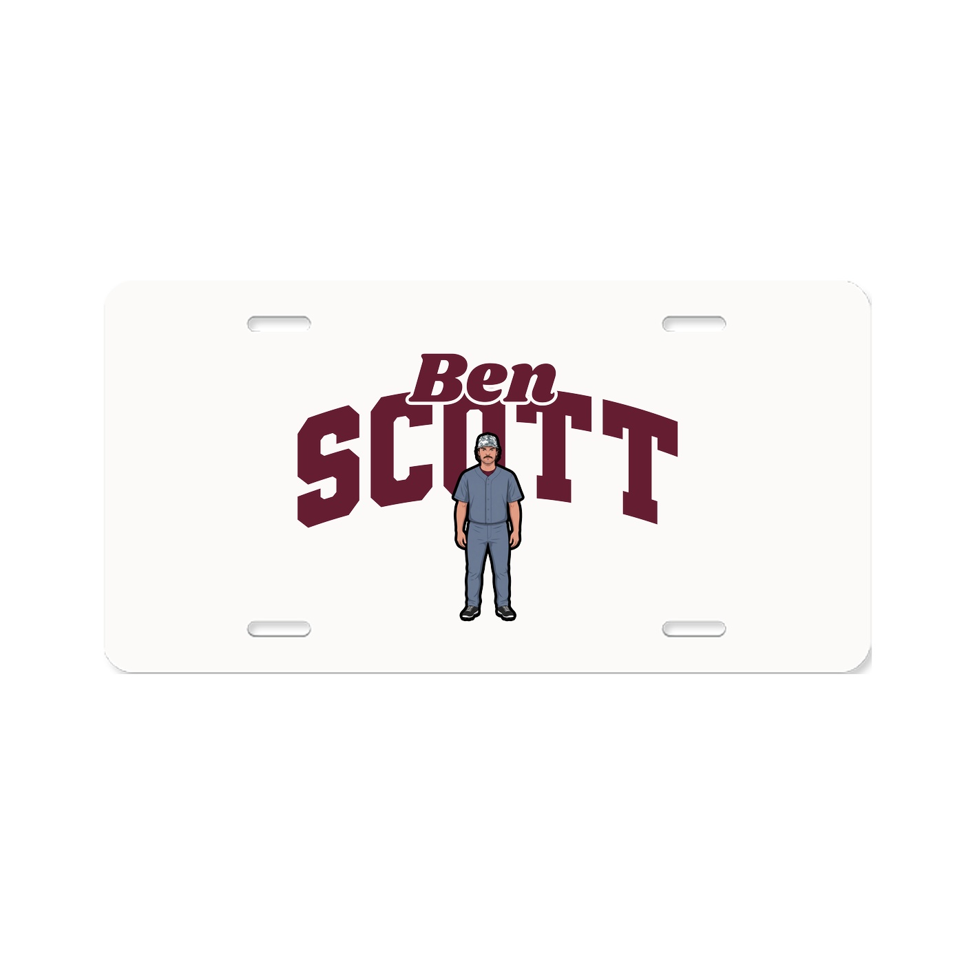 License Plate — Signature Arch in Classic