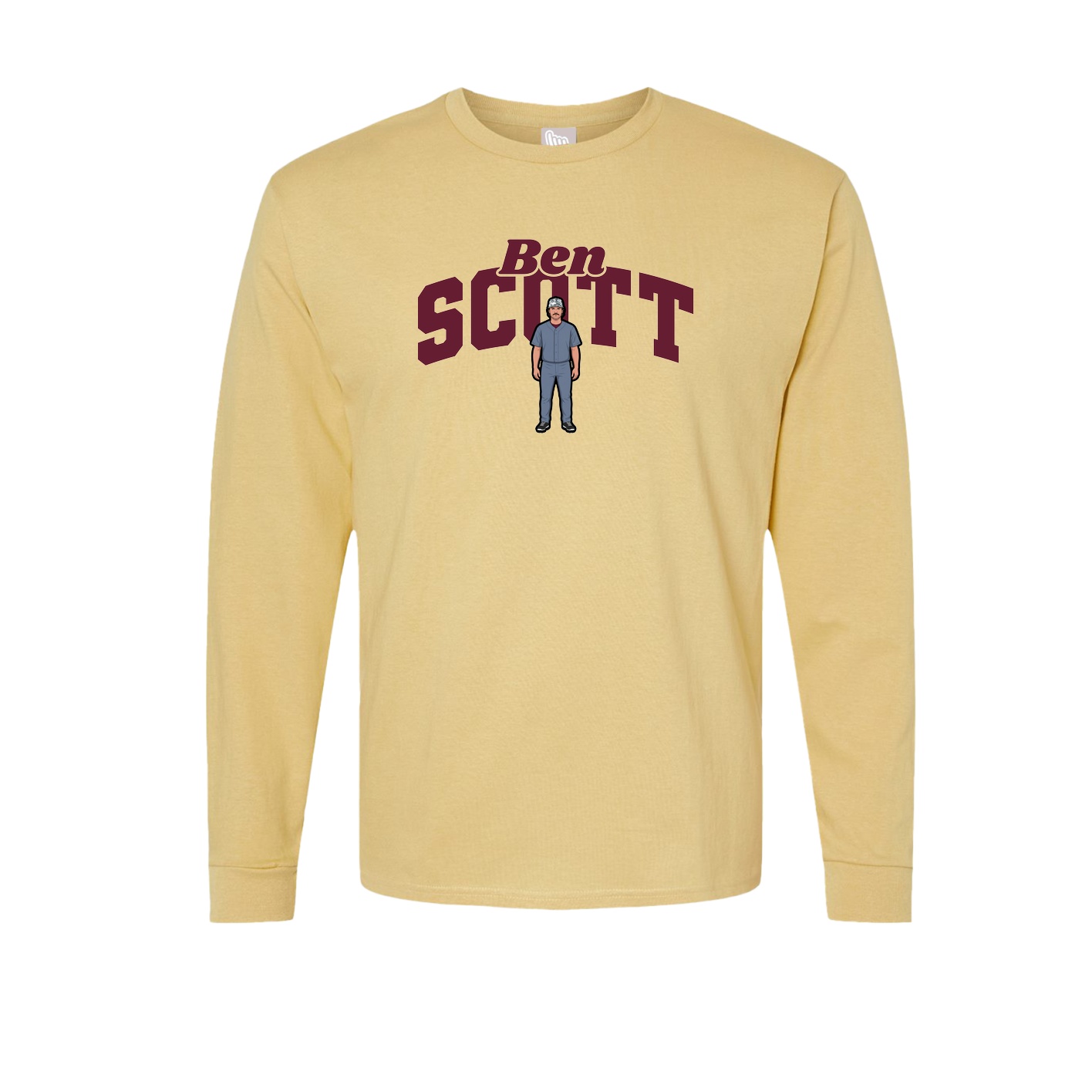 Long Sleeve Tee — Signature Arch in Vegas Gold