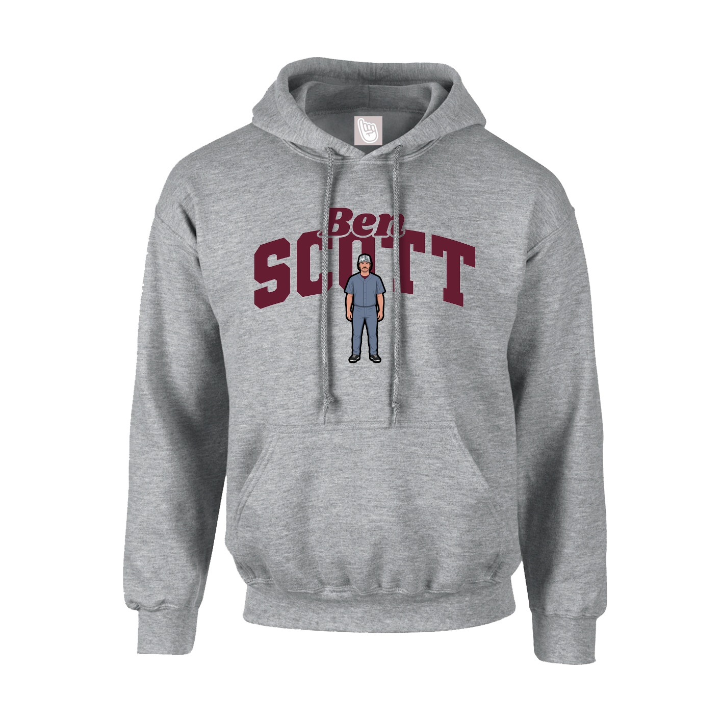 Hoodie — Signature Arch in Grey