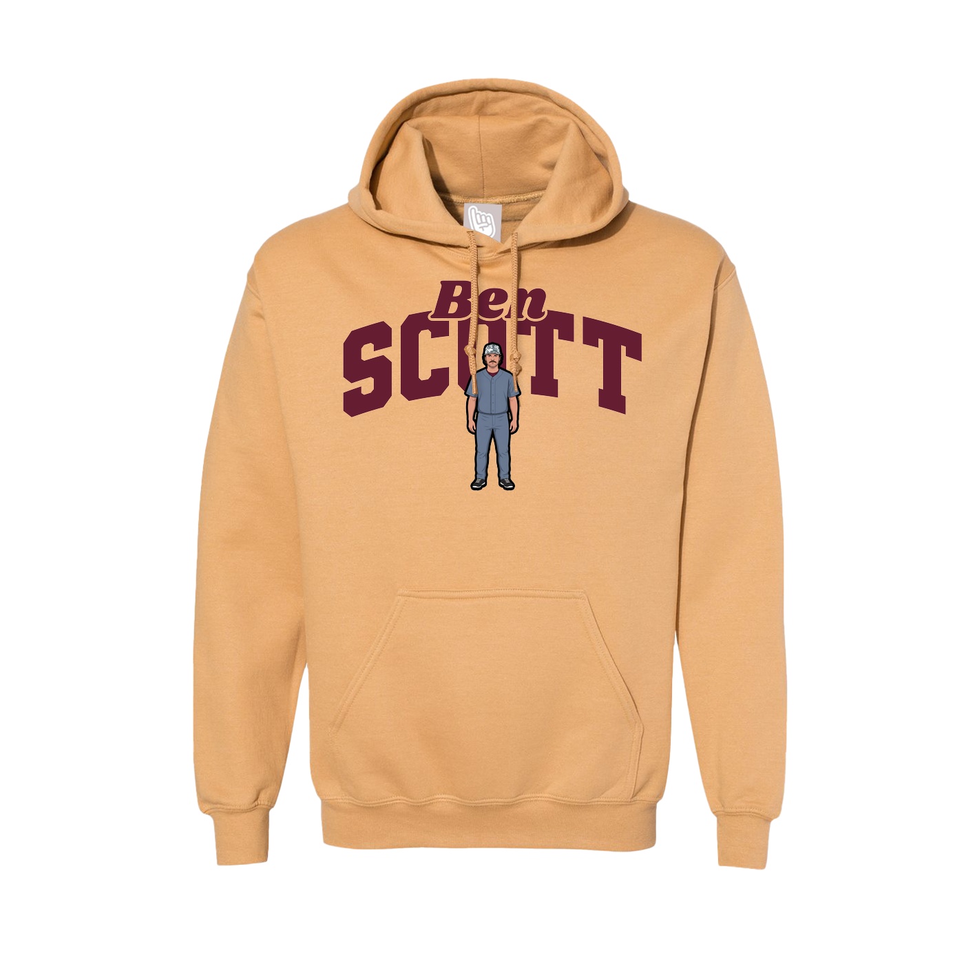 Hoodie — Signature Arch in Vegas Gold