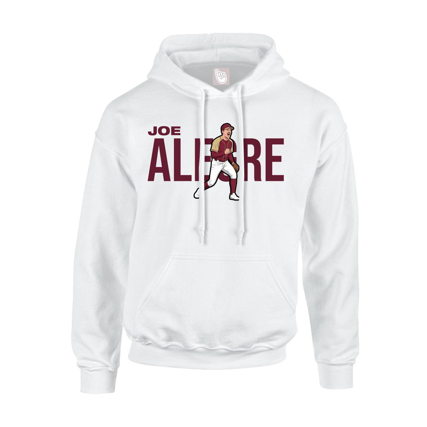 Youth Hoodie — Player Name in White