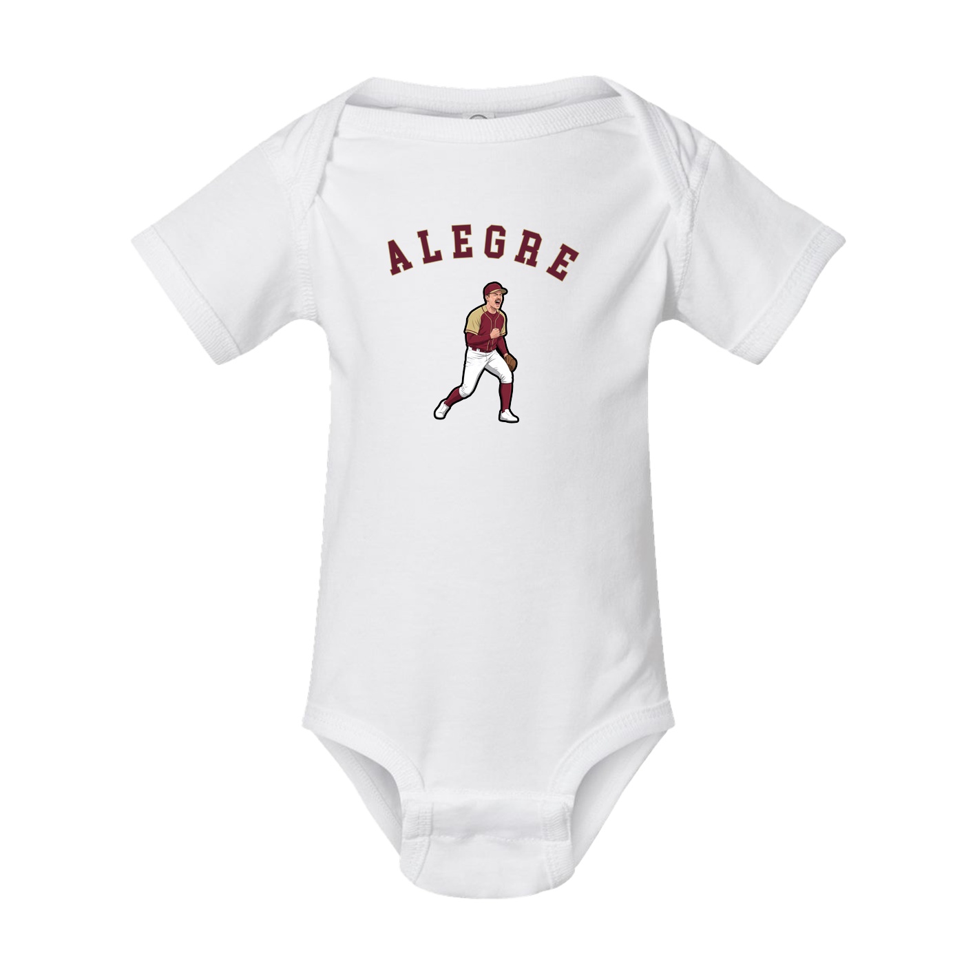 Baby Onesie — Shirsey Arch in White