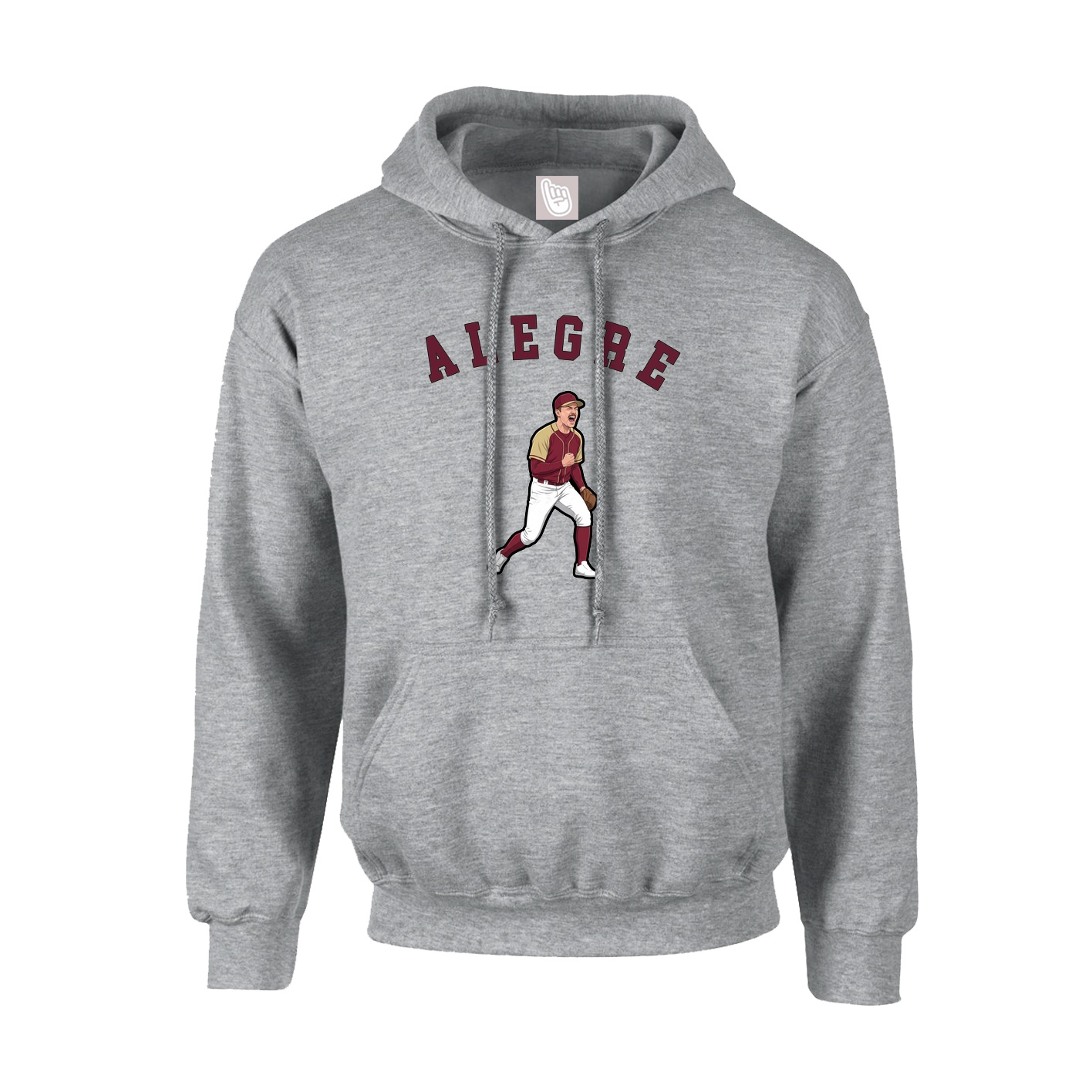 Youth Hoodie — Shirsey Arch in Grey