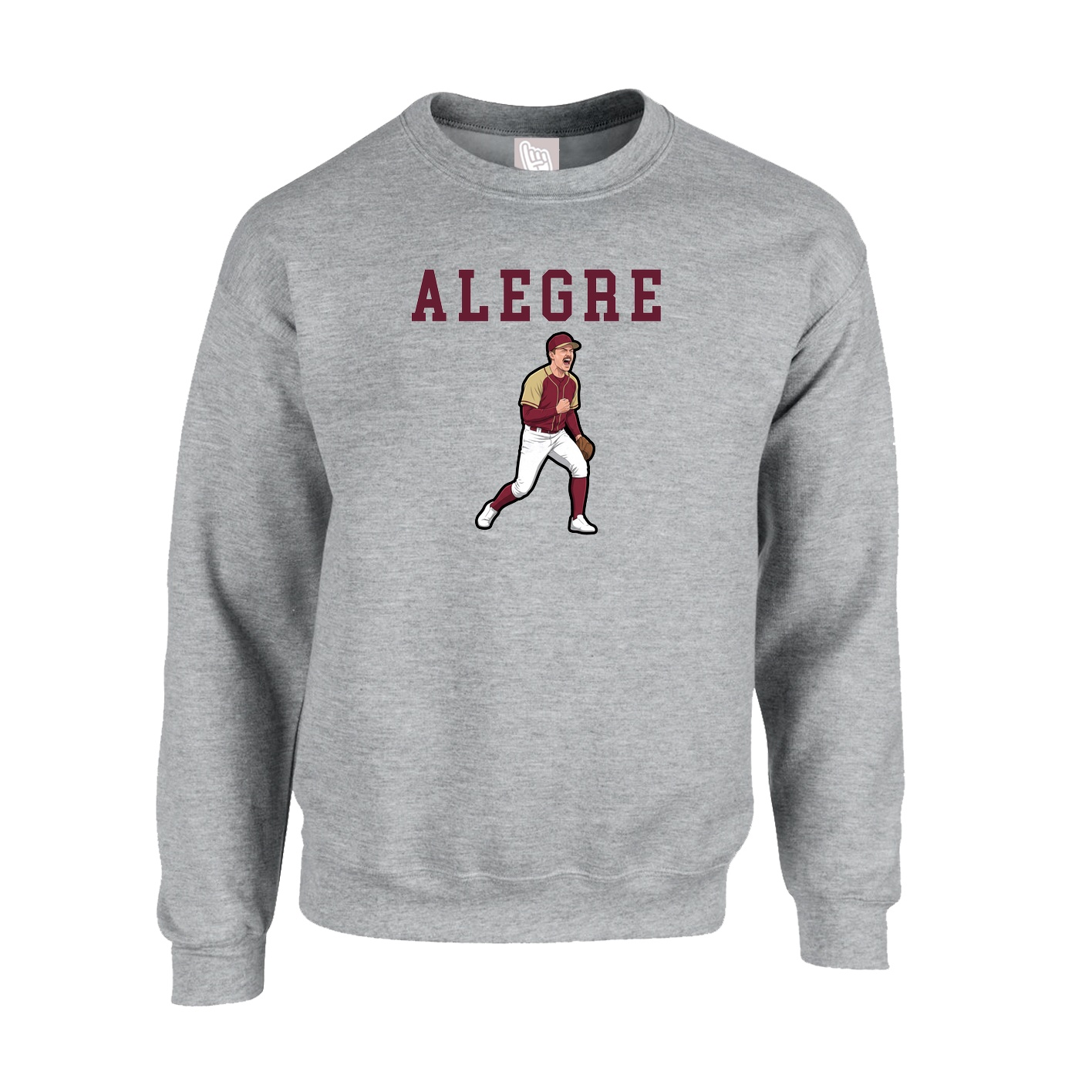 Fleece Crew — Shirsey in Grey