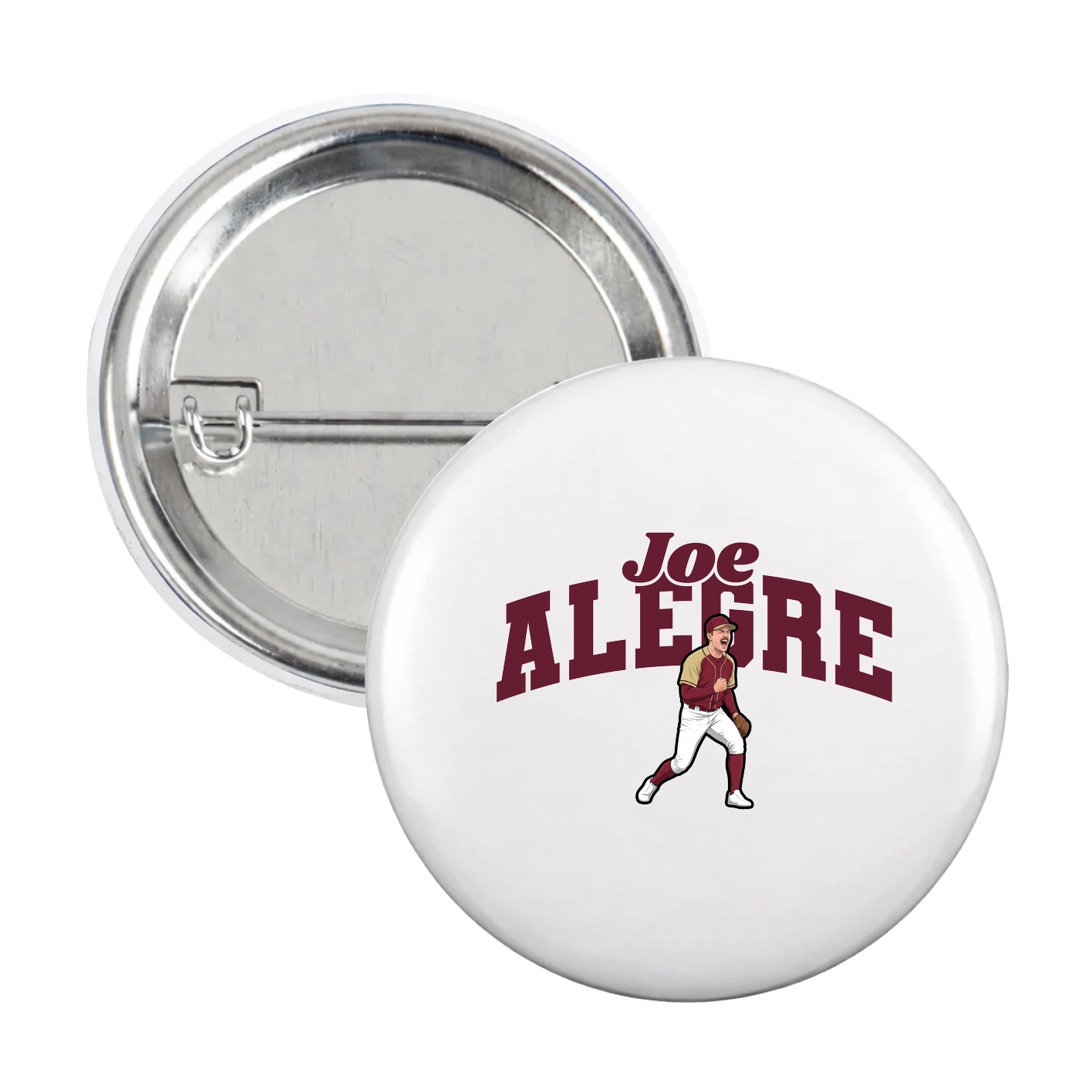 Game Day Button — Signature Arch in White
