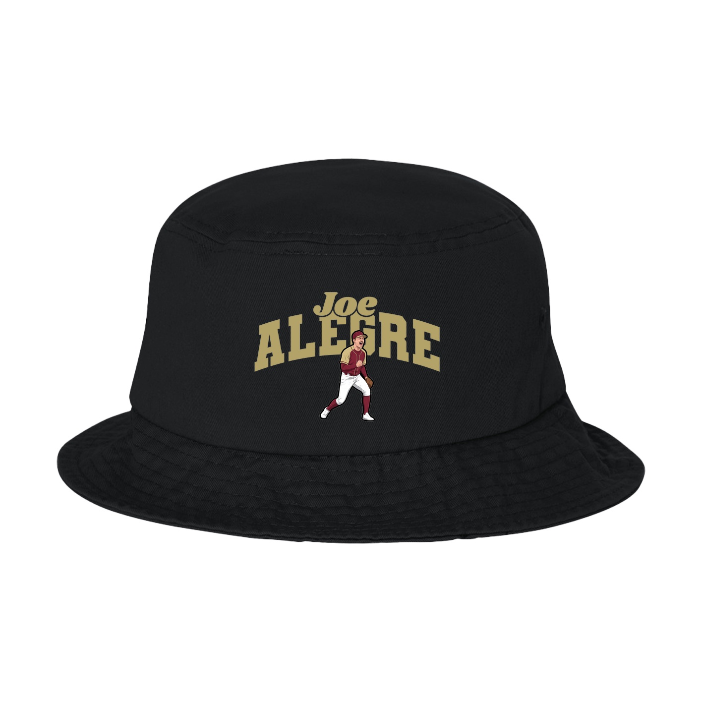 Bucket Cap — Signature Arch in Black