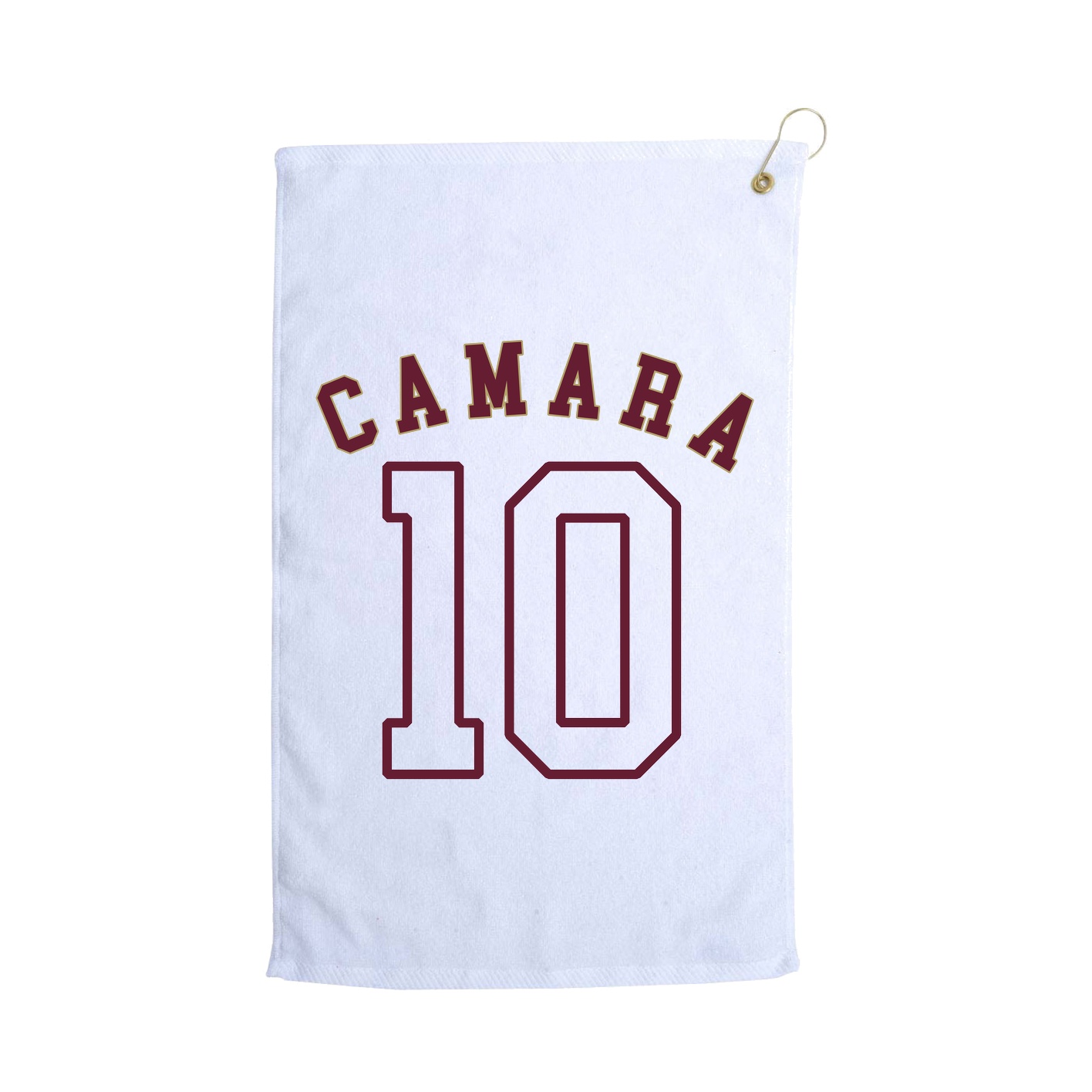 Golf Towel — Shirsey Arch in White