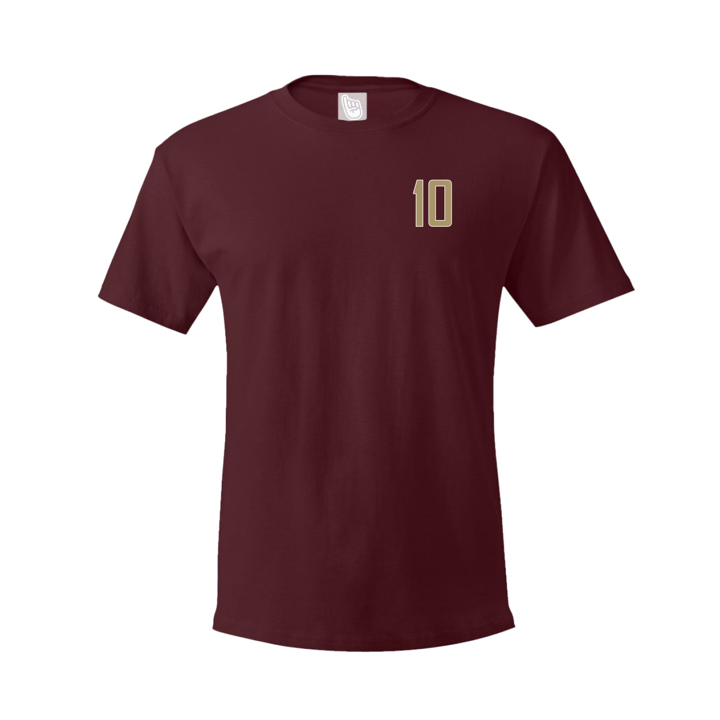 Tee — Front Shirsy in Maroon