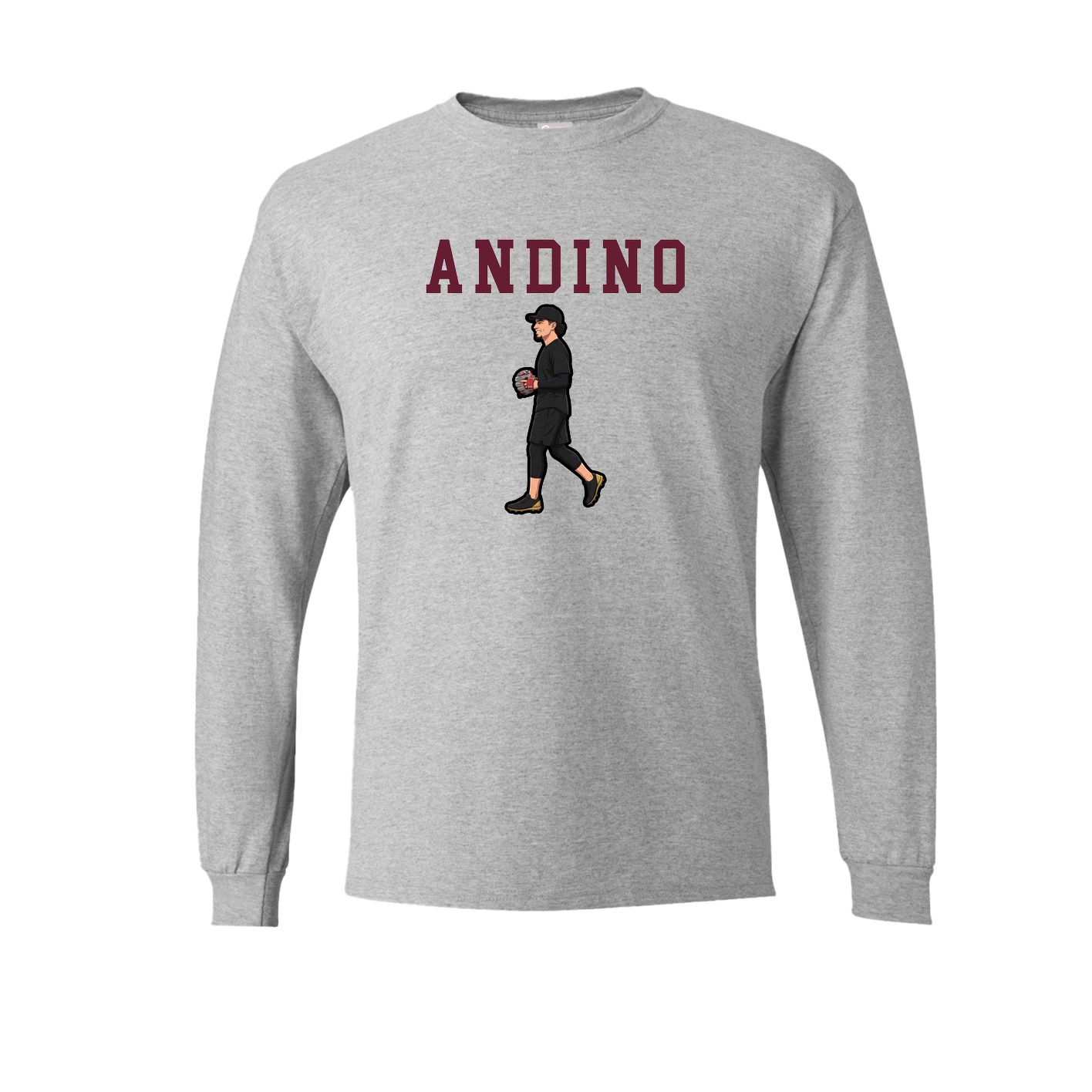 Long Sleeve Tee — Shirsey in Grey