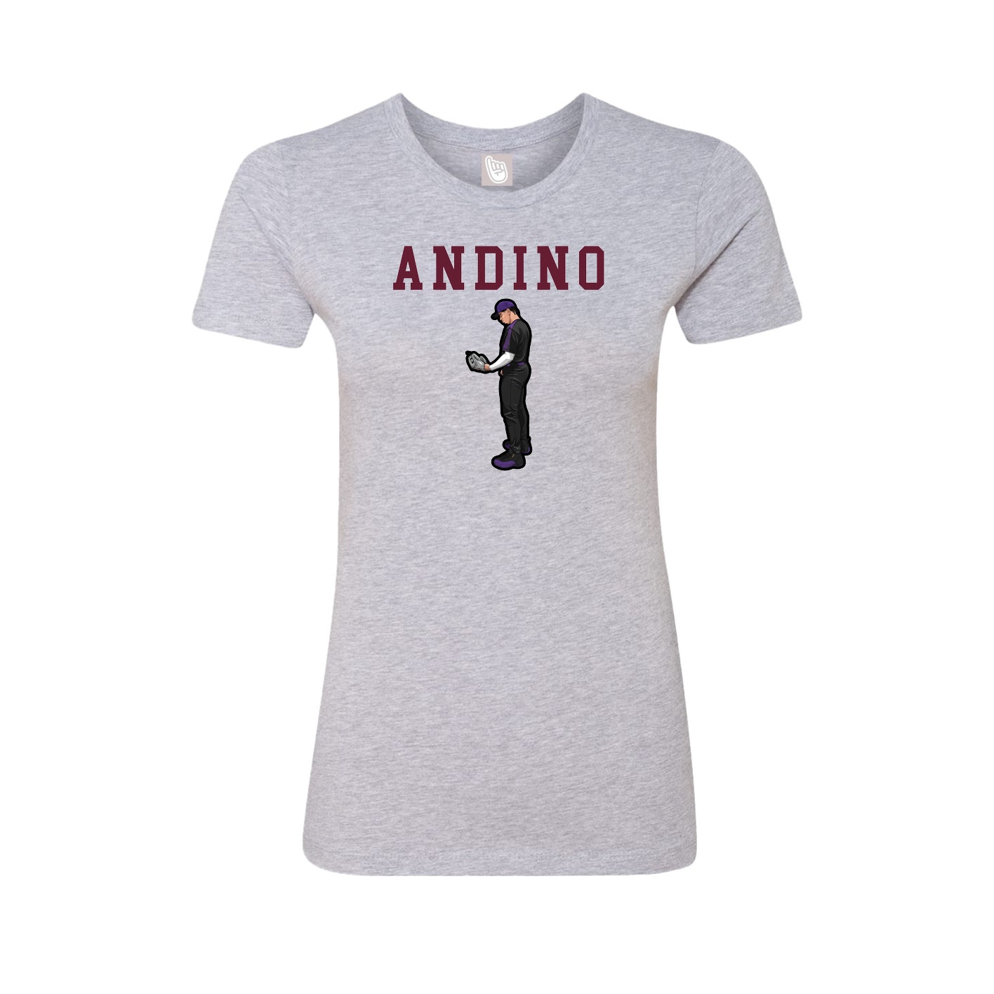 Fitted Women's Tee — Shirsey in Grey