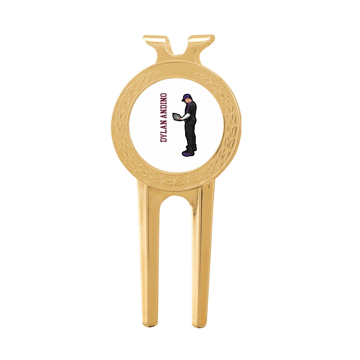 Divot Tool with Ball Marker — Name Vertical in Classic
