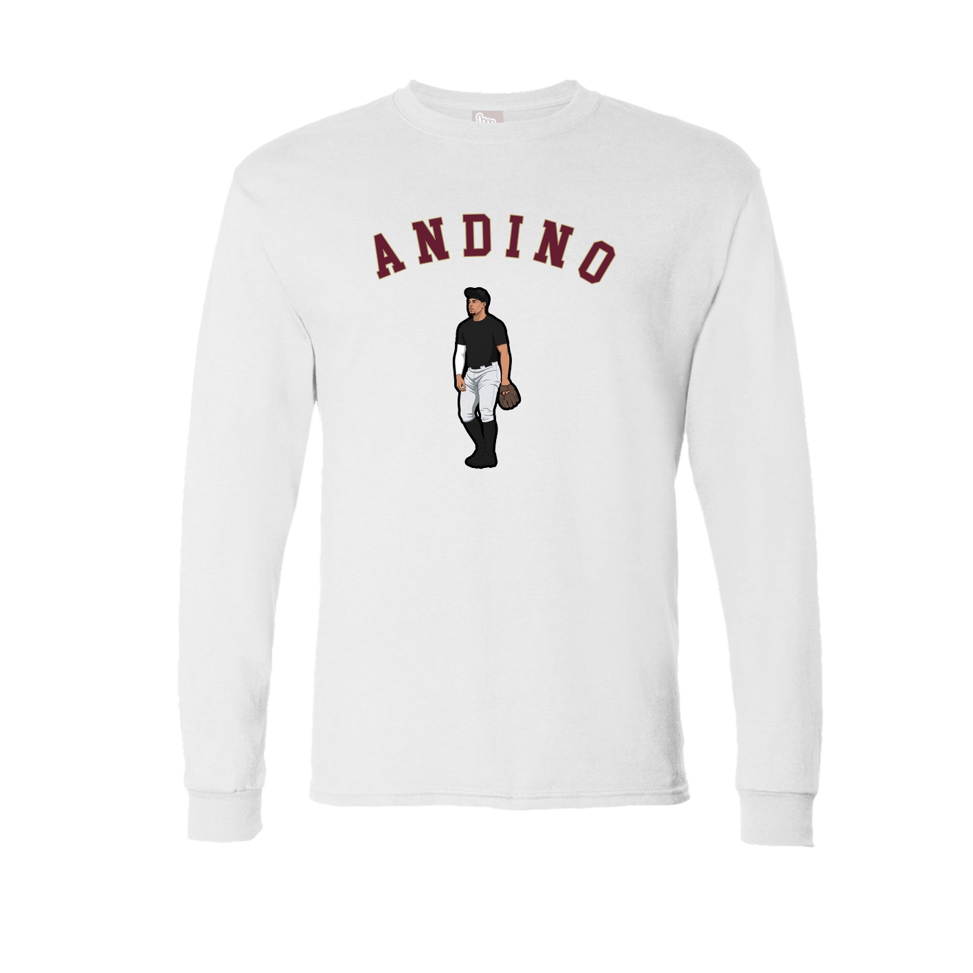 Long Sleeve Tee — Shirsey Arch in White