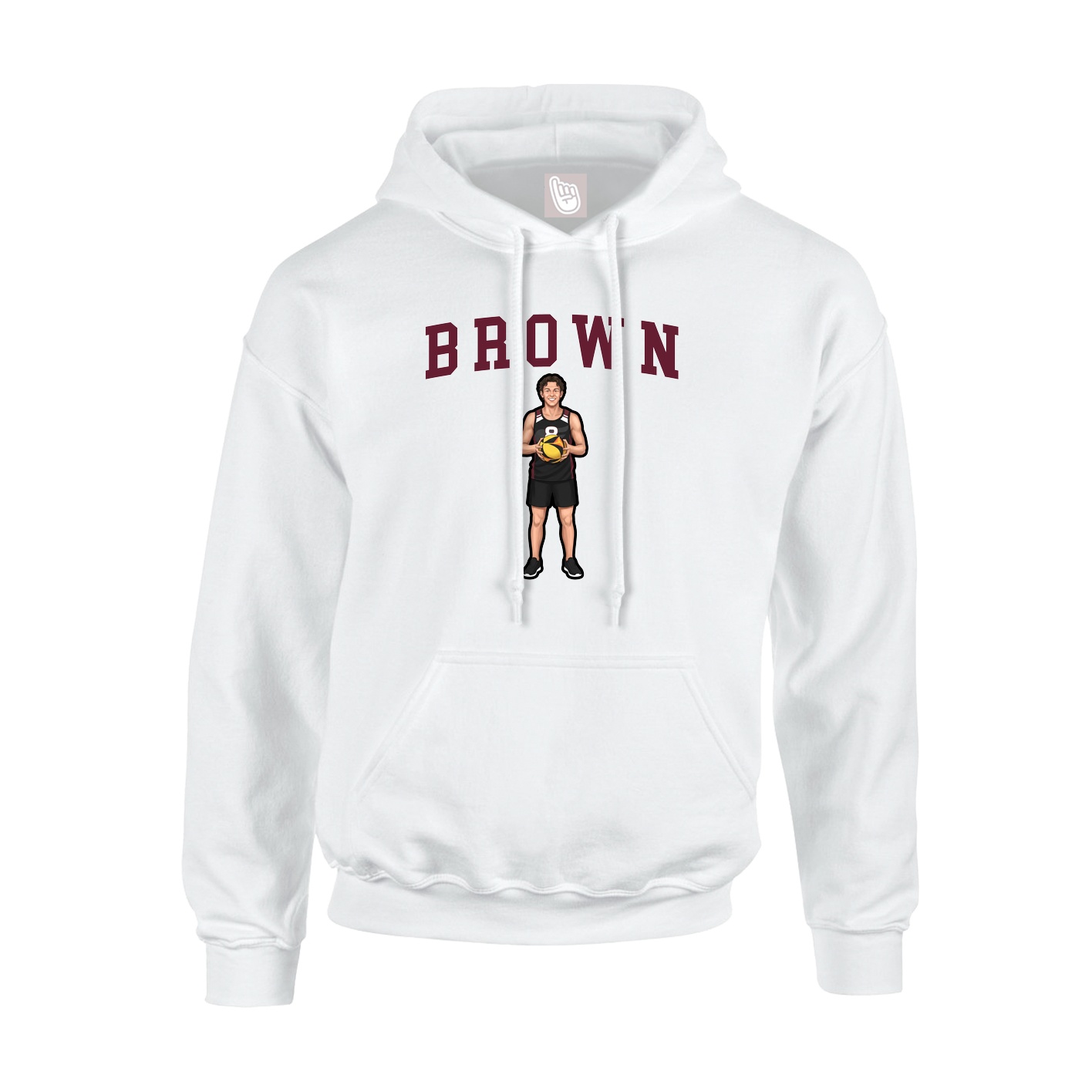 Hoodie — Shirsey in White