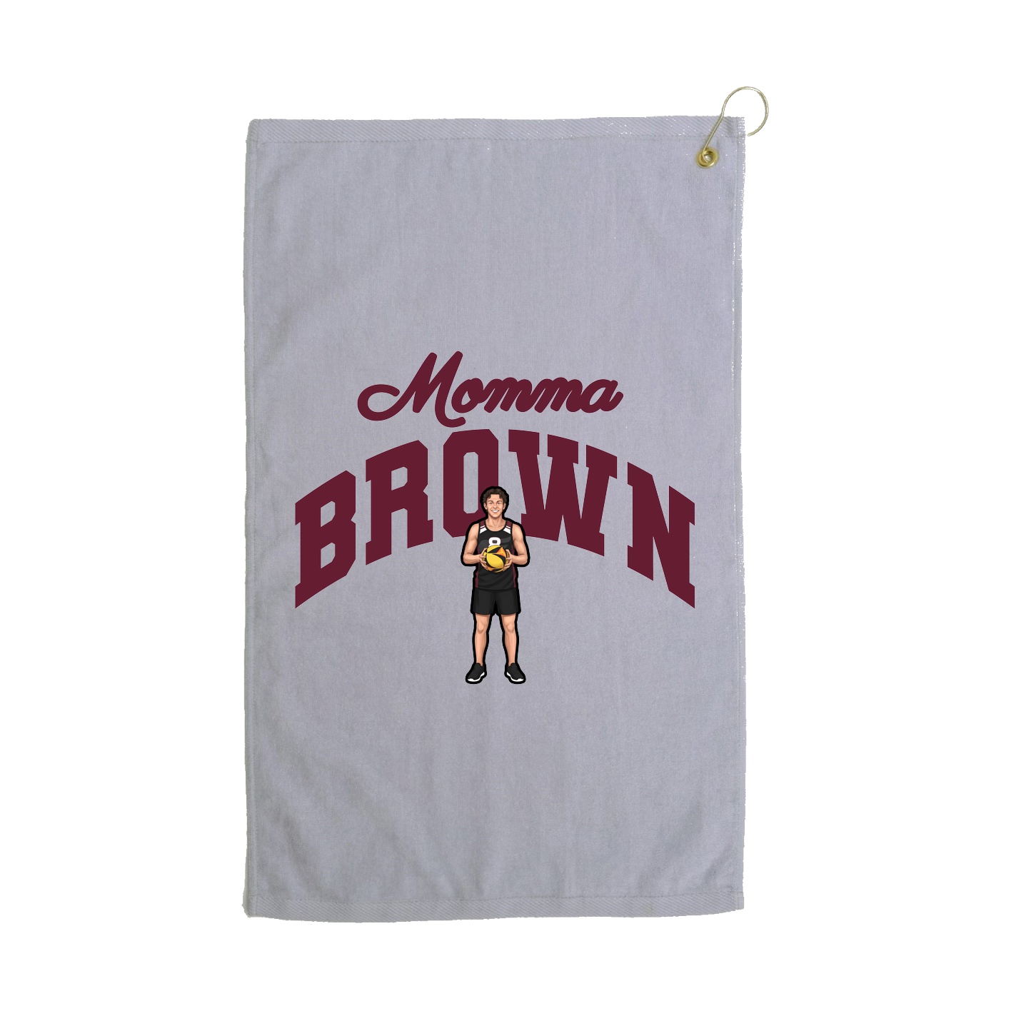Golf Towel — Mothers Day Arch in Grey