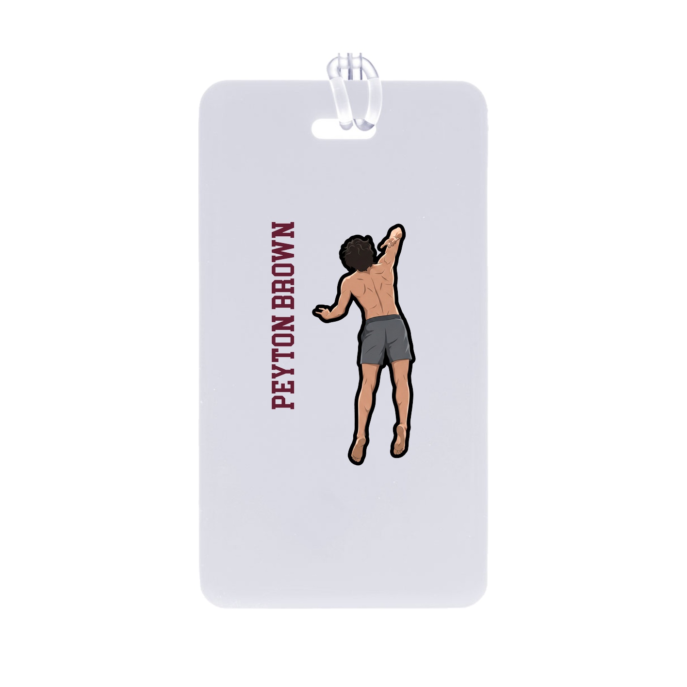 Bag Tag — Name Vertical in Classic