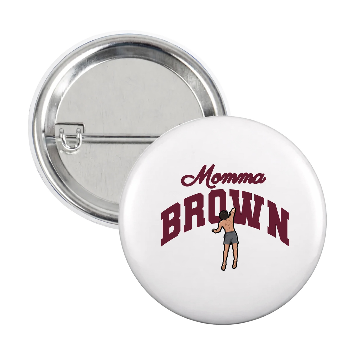 Game Day Button — Mothers Day Arch in White