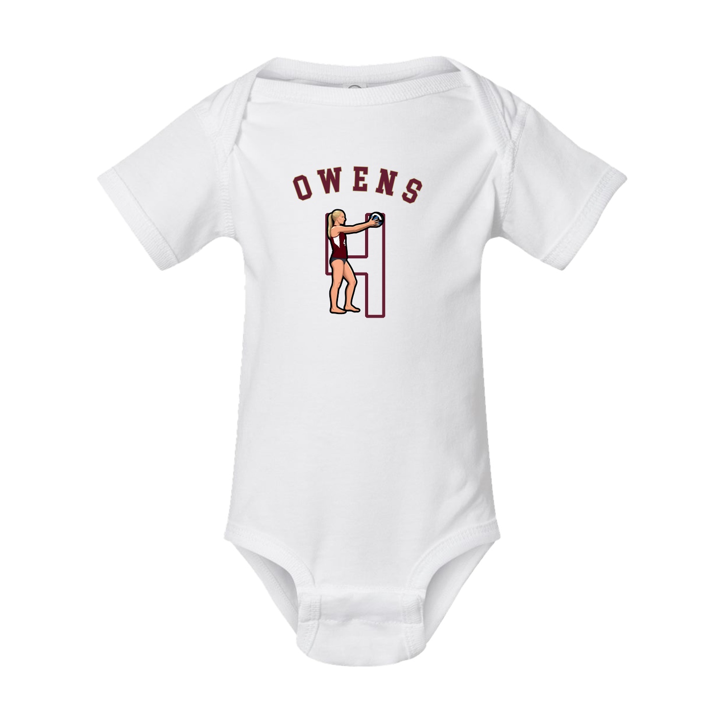 Baby Onesie — Shirsey Arch in White