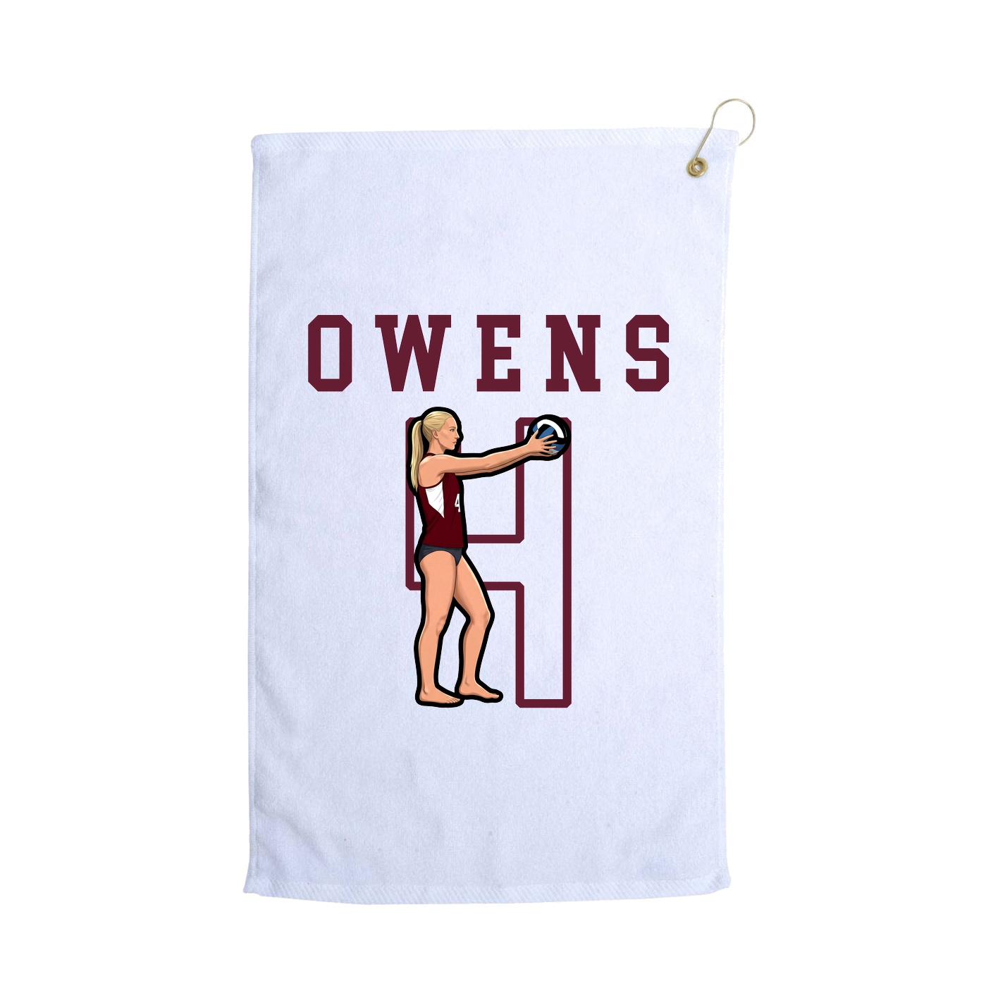 Golf Towel — Shirsey in White