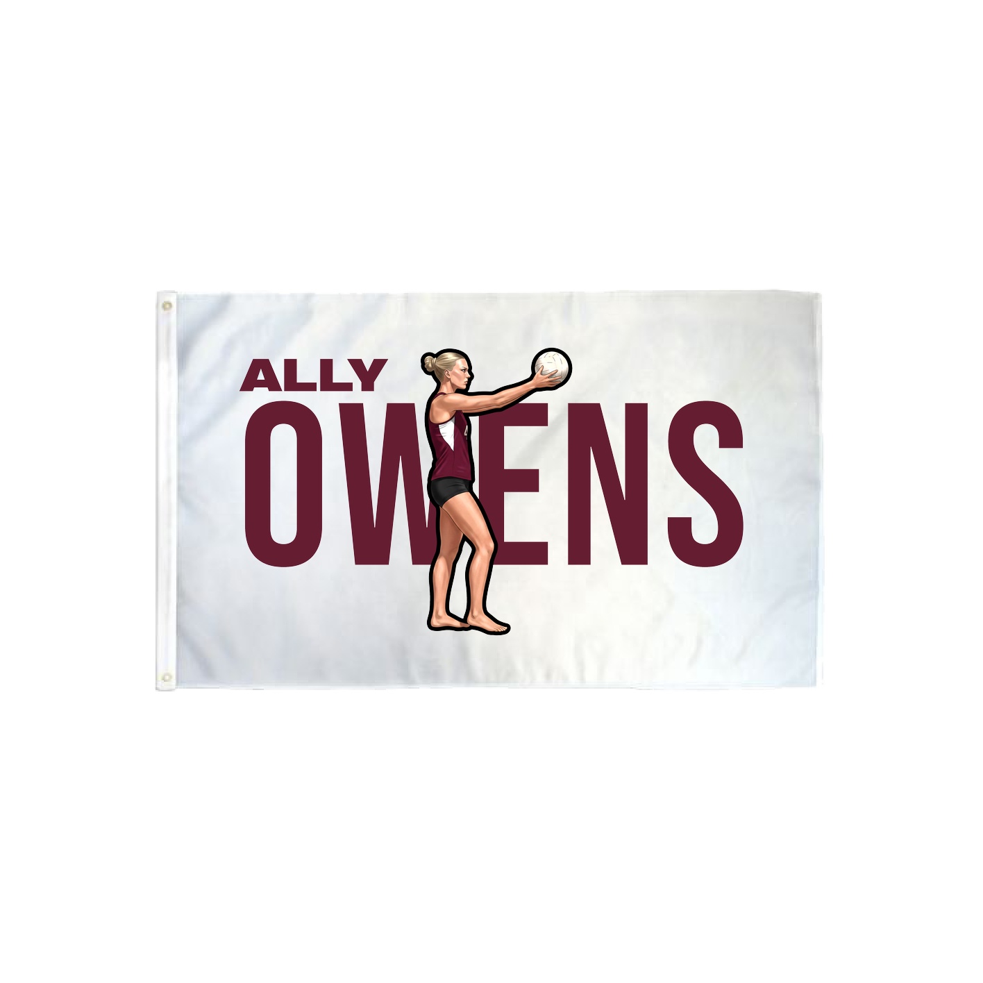 3x5 Flag — Player Name in Classic