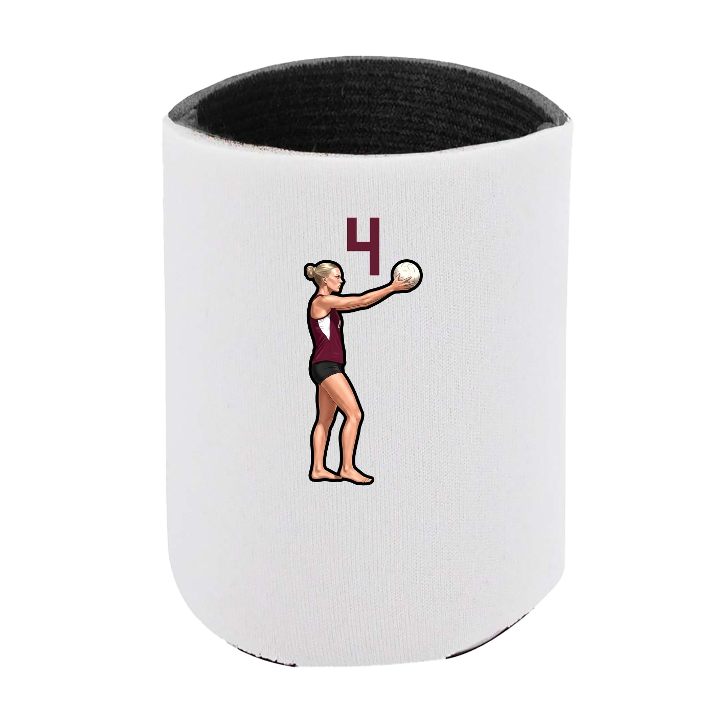 Can Holder — Number Top in White