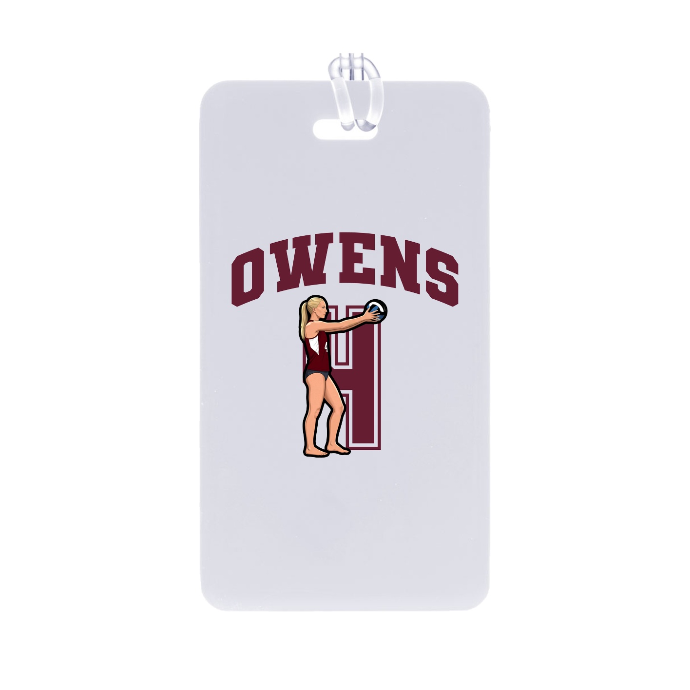 Bag Tag — Number in Classic