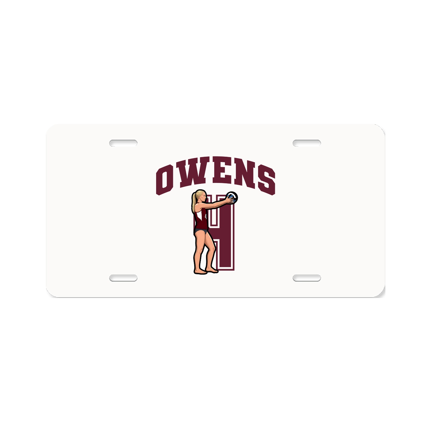 License Plate — Number in Classic