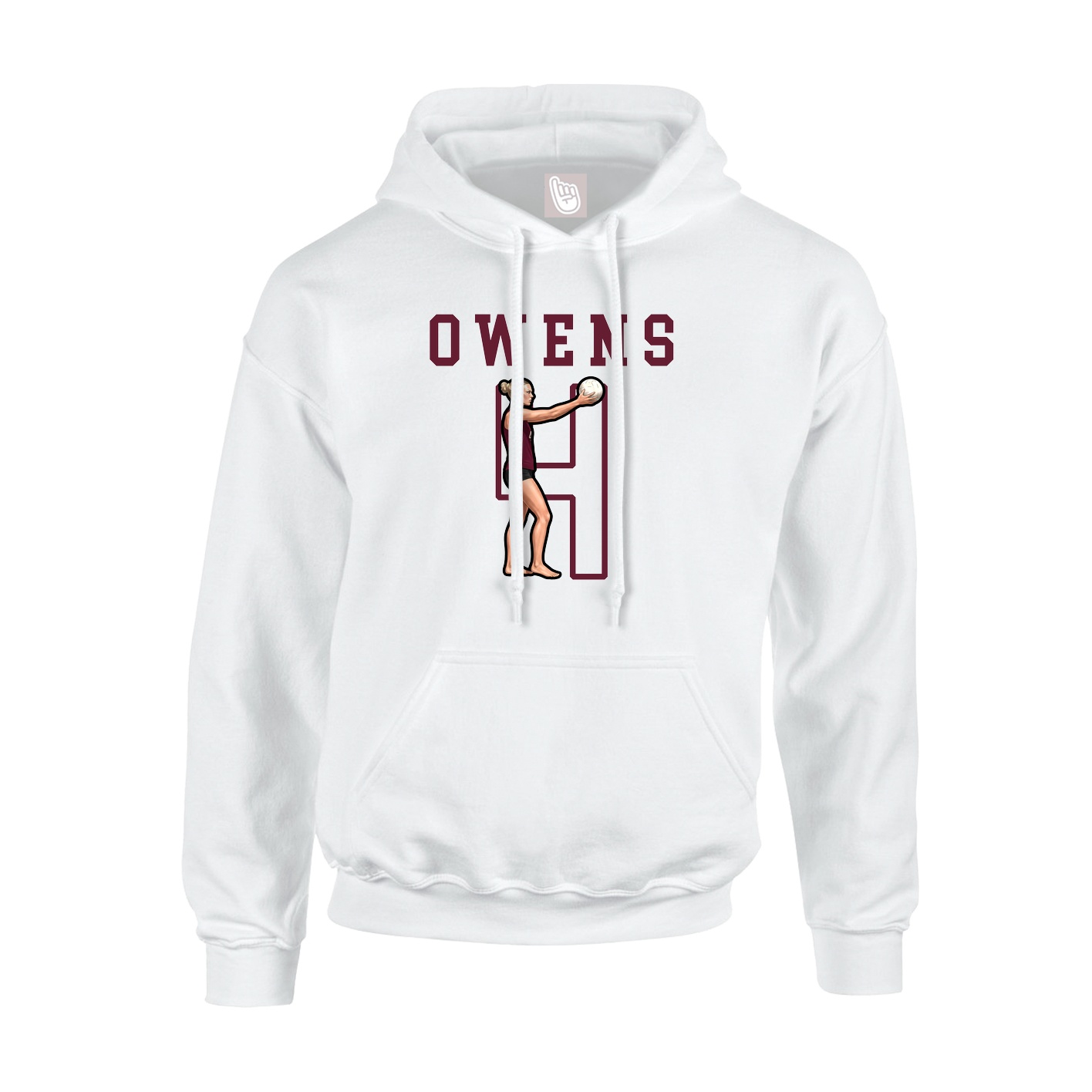 Youth Hoodie — Shirsey in White
