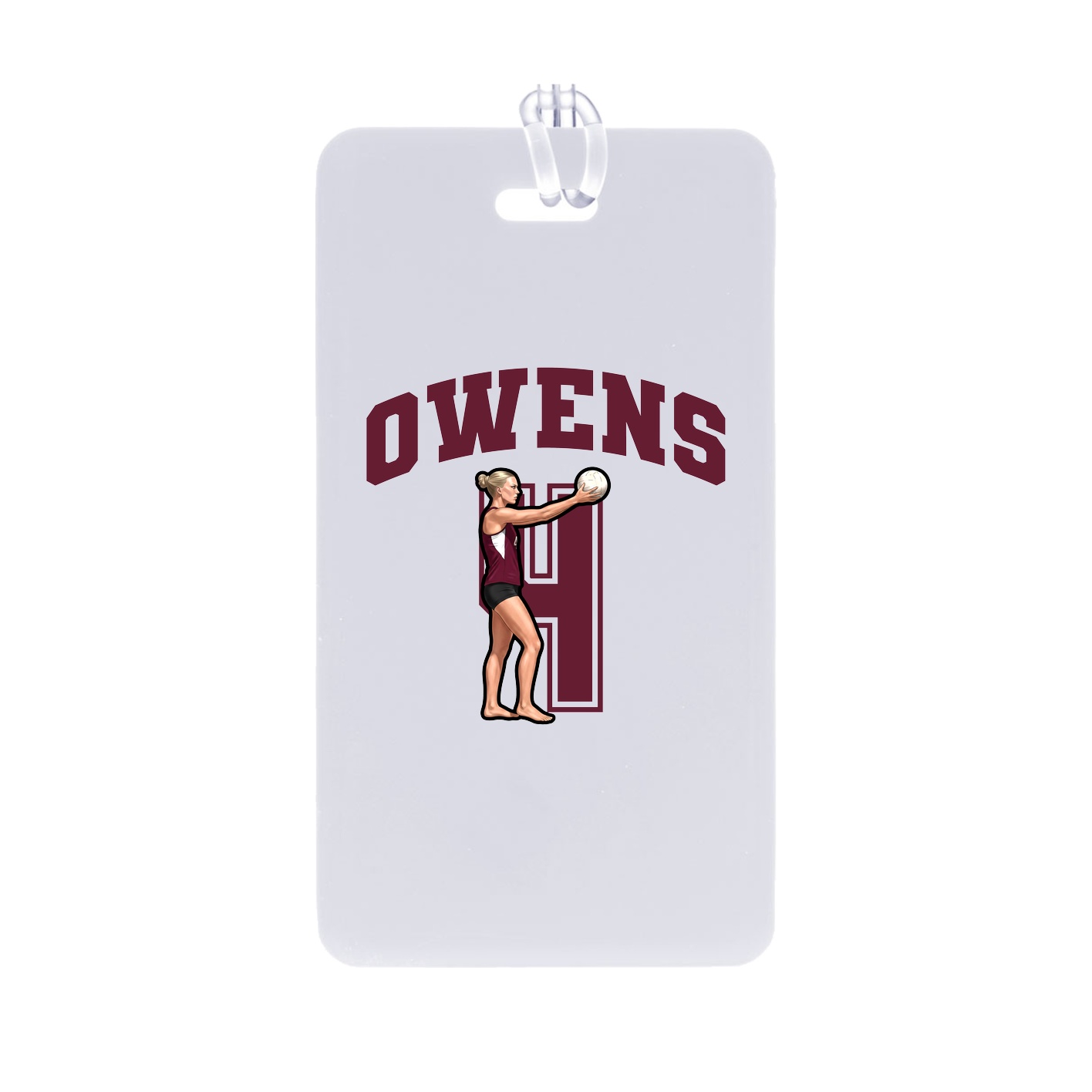 Bag Tag — Number in Classic