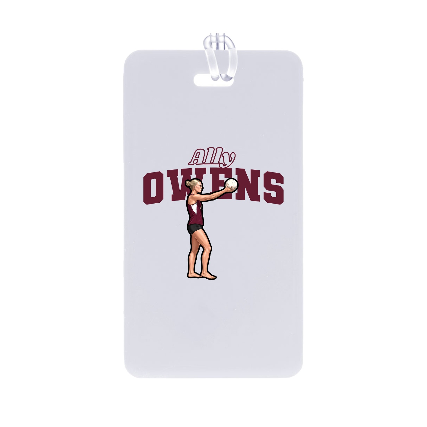 Bag Tag — Name Arch in Classic