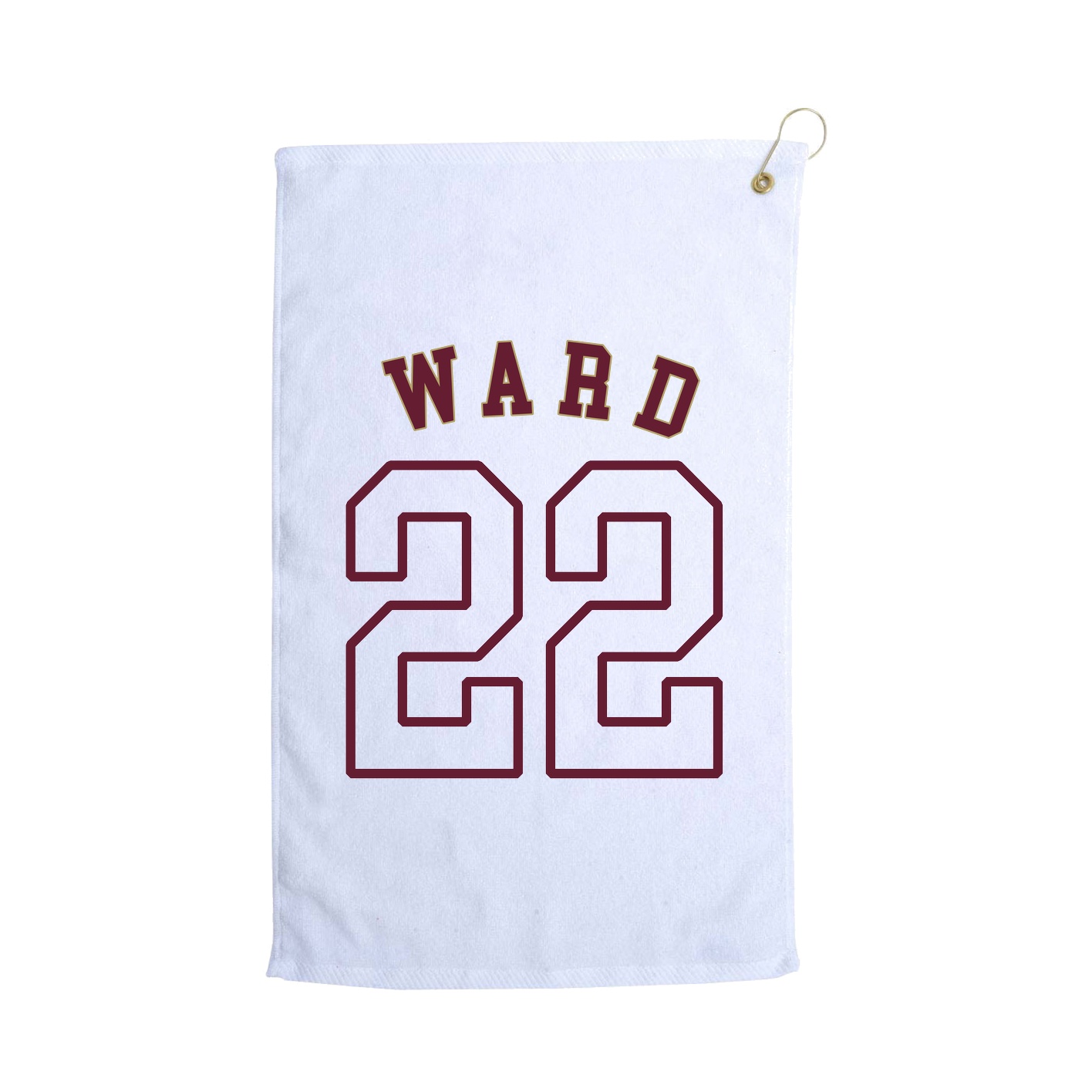 Golf Towel — Shirsey Arch in White