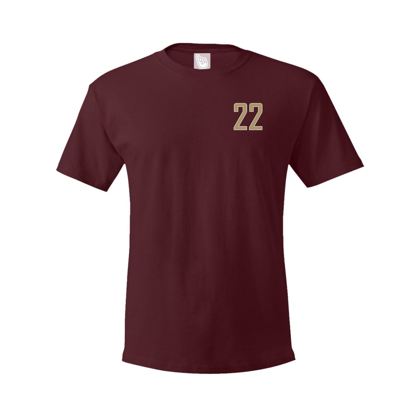 Tee — Front Shirsy in Maroon