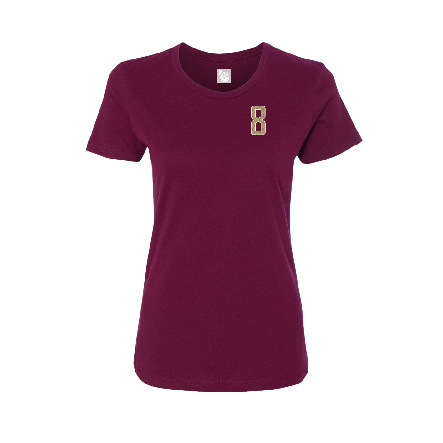 Womens Tee — Front Shirsy in Maroon