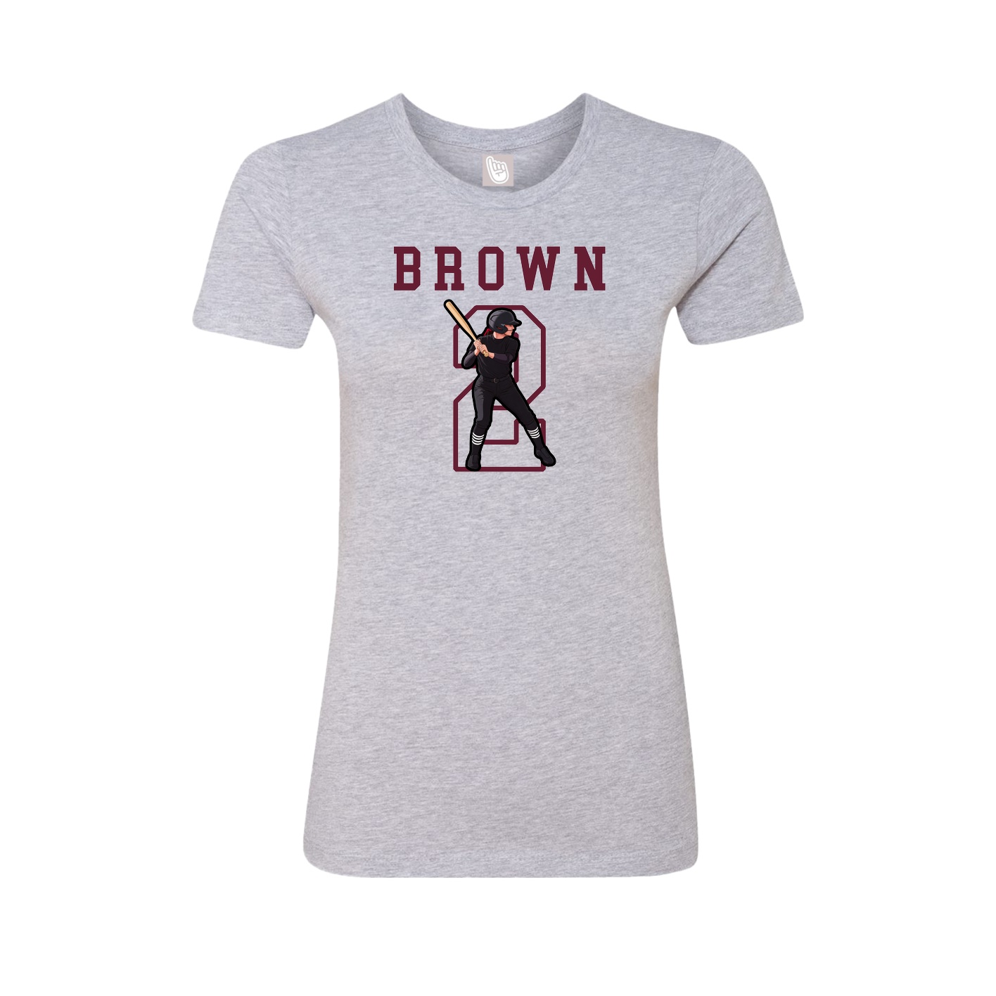 Fitted Women's Tee — Shirsey in Grey