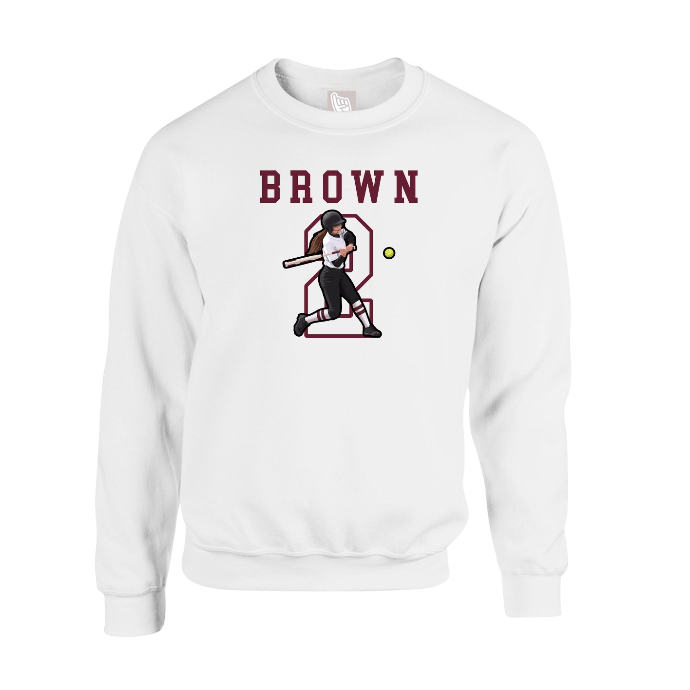 Fleece Crew — Shirsey in White