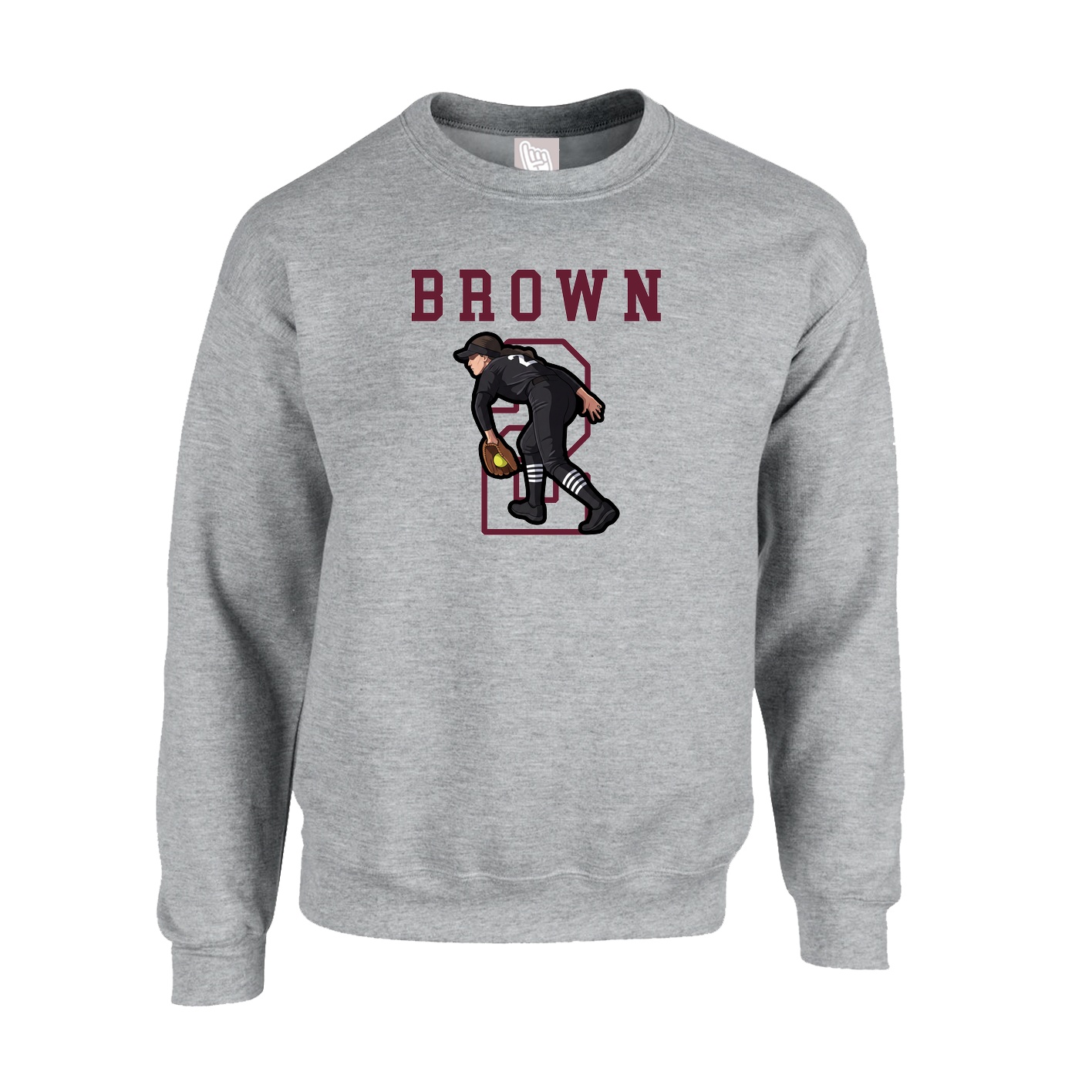Fleece Crew — Shirsey in Grey