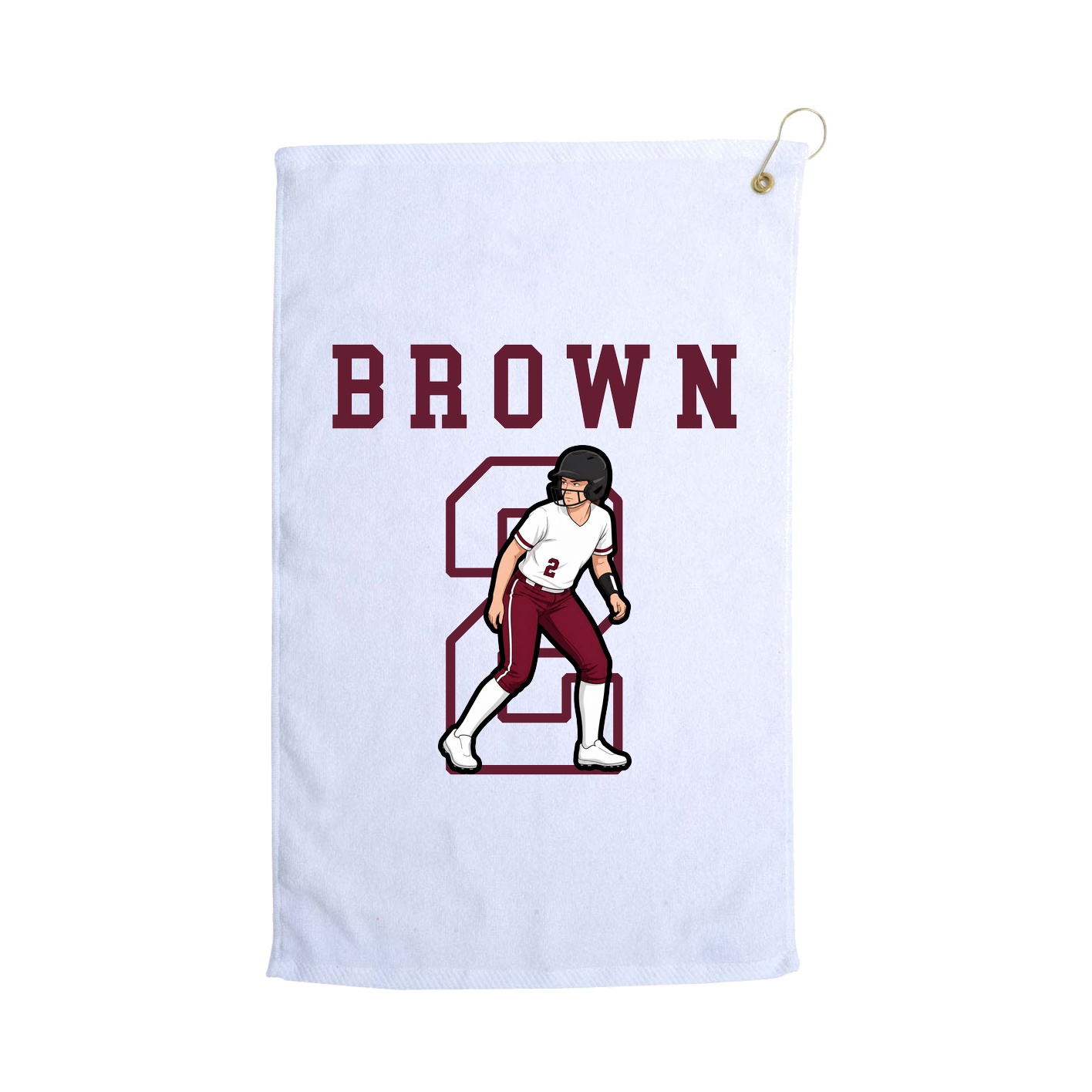 Golf Towel — Shirsey in White