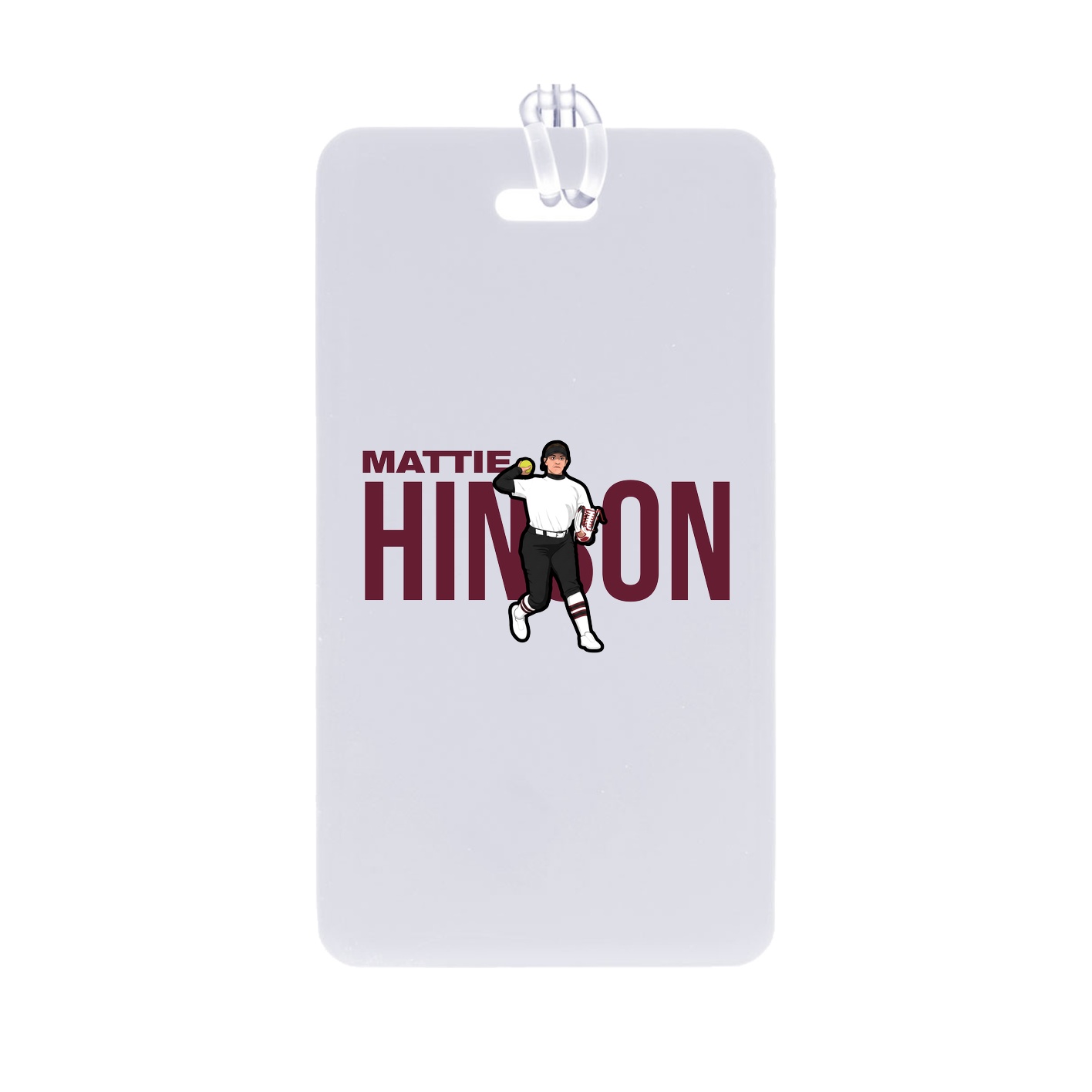 Bag Tag — Player Name in Classic