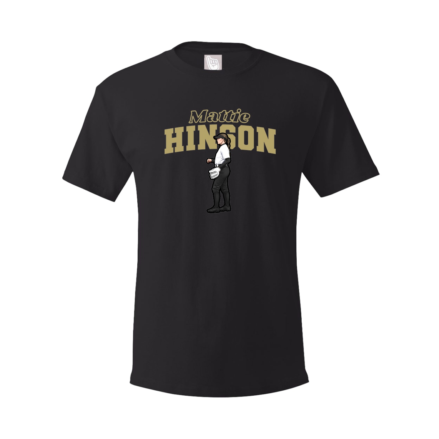 Youth Tee — Name Arch in Black