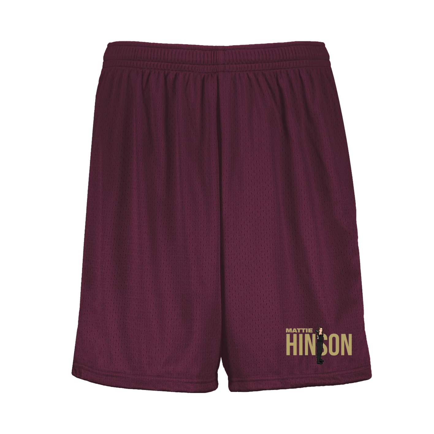 Shorts — Player Name in Maroon