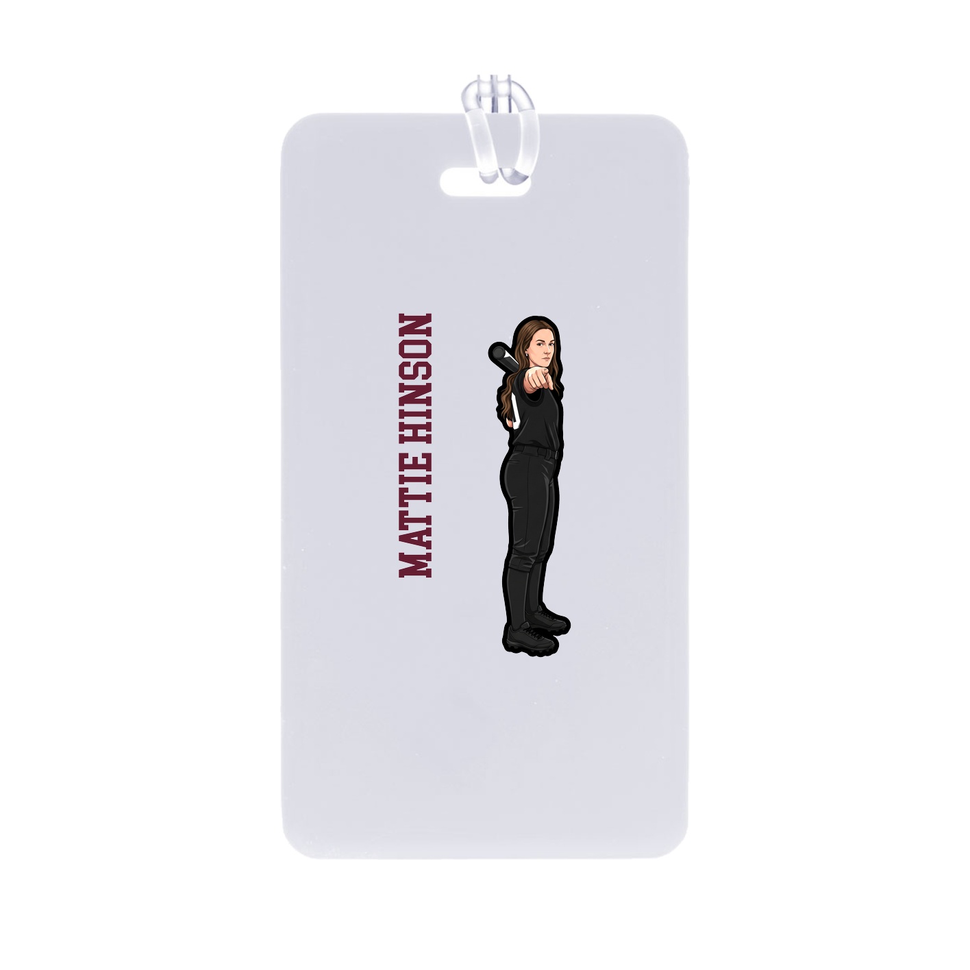 Bag Tag — Name Vertical in Classic