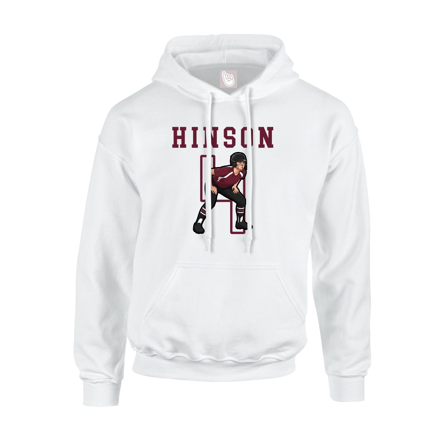 Hoodie — Shirsey in White