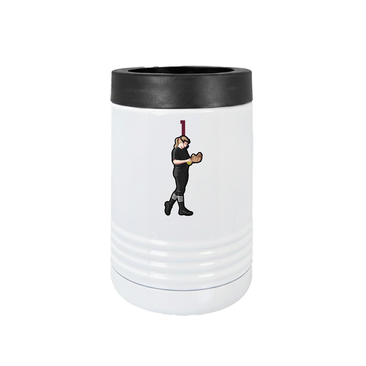 Beverage Holder — Number Top in White