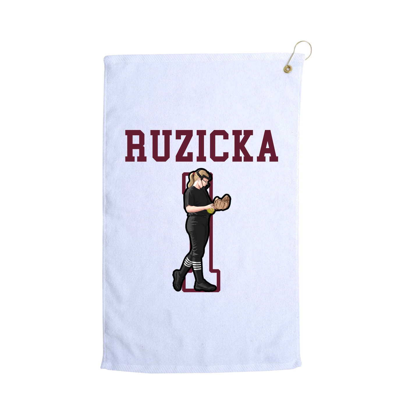 Golf Towel — Shirsey in White