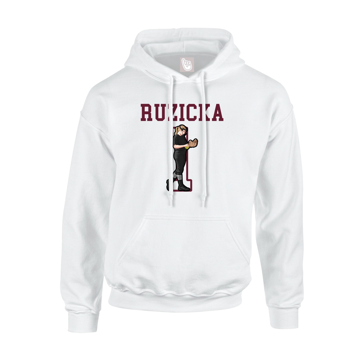 Youth Hoodie — Shirsey in White