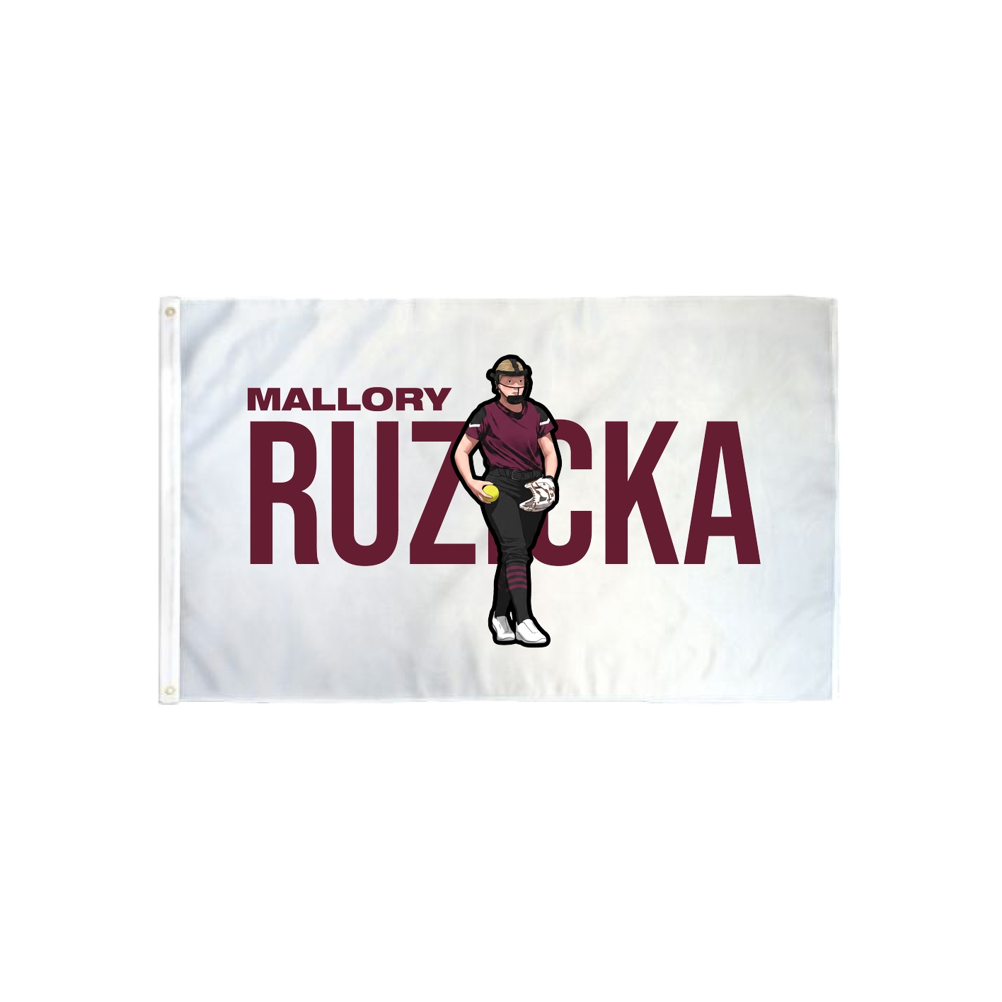 3x5 Flag — Player Name in Classic