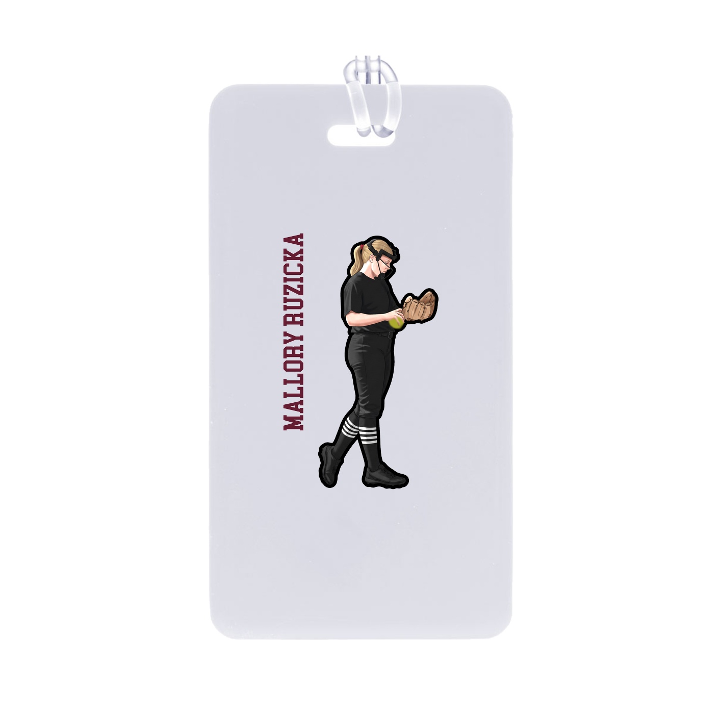 Bag Tag — Name Vertical in Classic