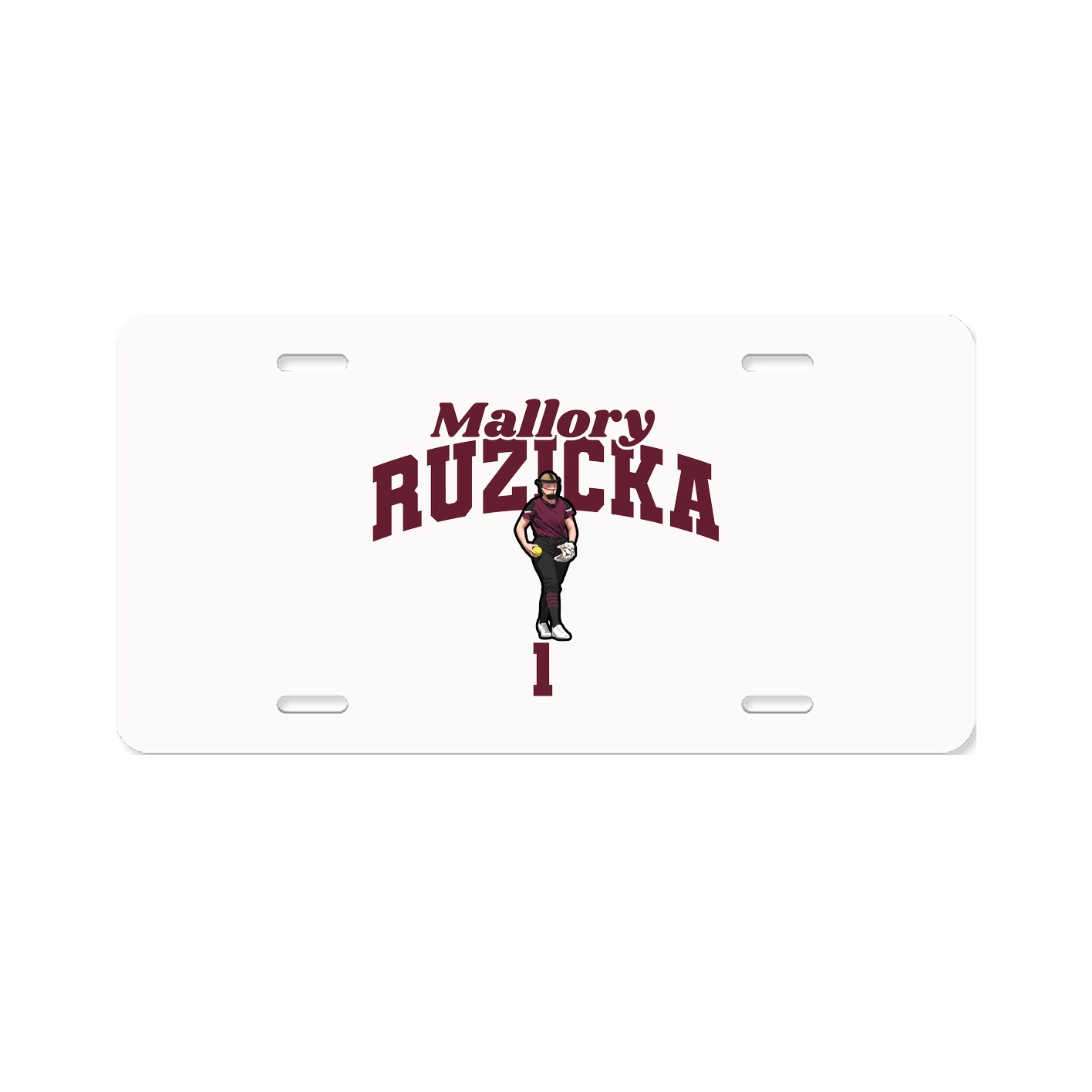 License Plate — Signature Arch in Classic