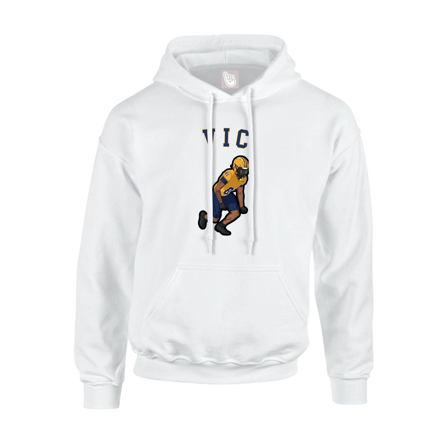 Youth Hoodie — Shirsey Arch in White