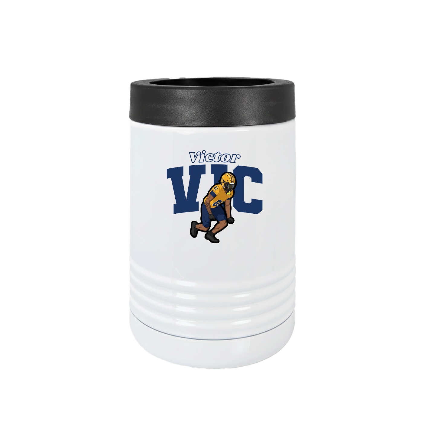 Beverage Holder — Name Arch in White